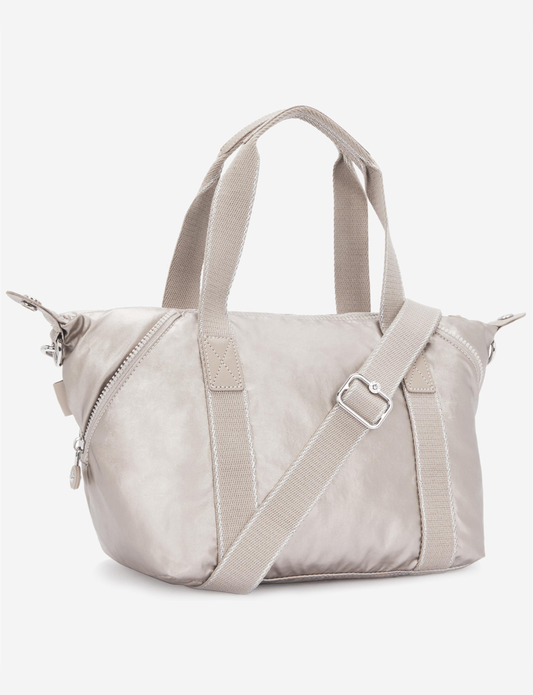 KIPLING Art Mini Metallic Glow حقيبة يد صغيرة (مع حزام كتف قابل للإزالة) 15410-48I