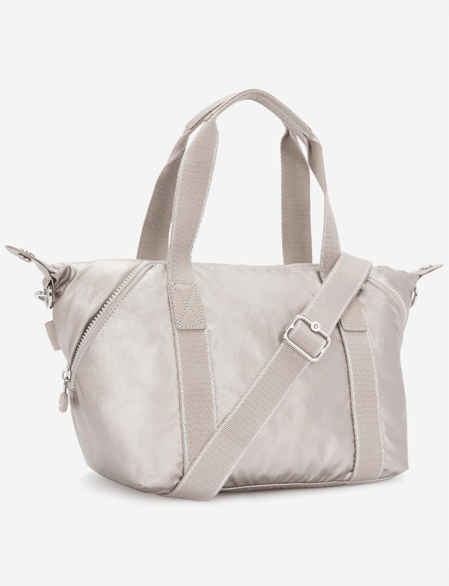 KIPLING Art Mini Metallic Glow حقيبة يد صغيرة (مع حزام كتف قابل للإزالة) 15410-48I