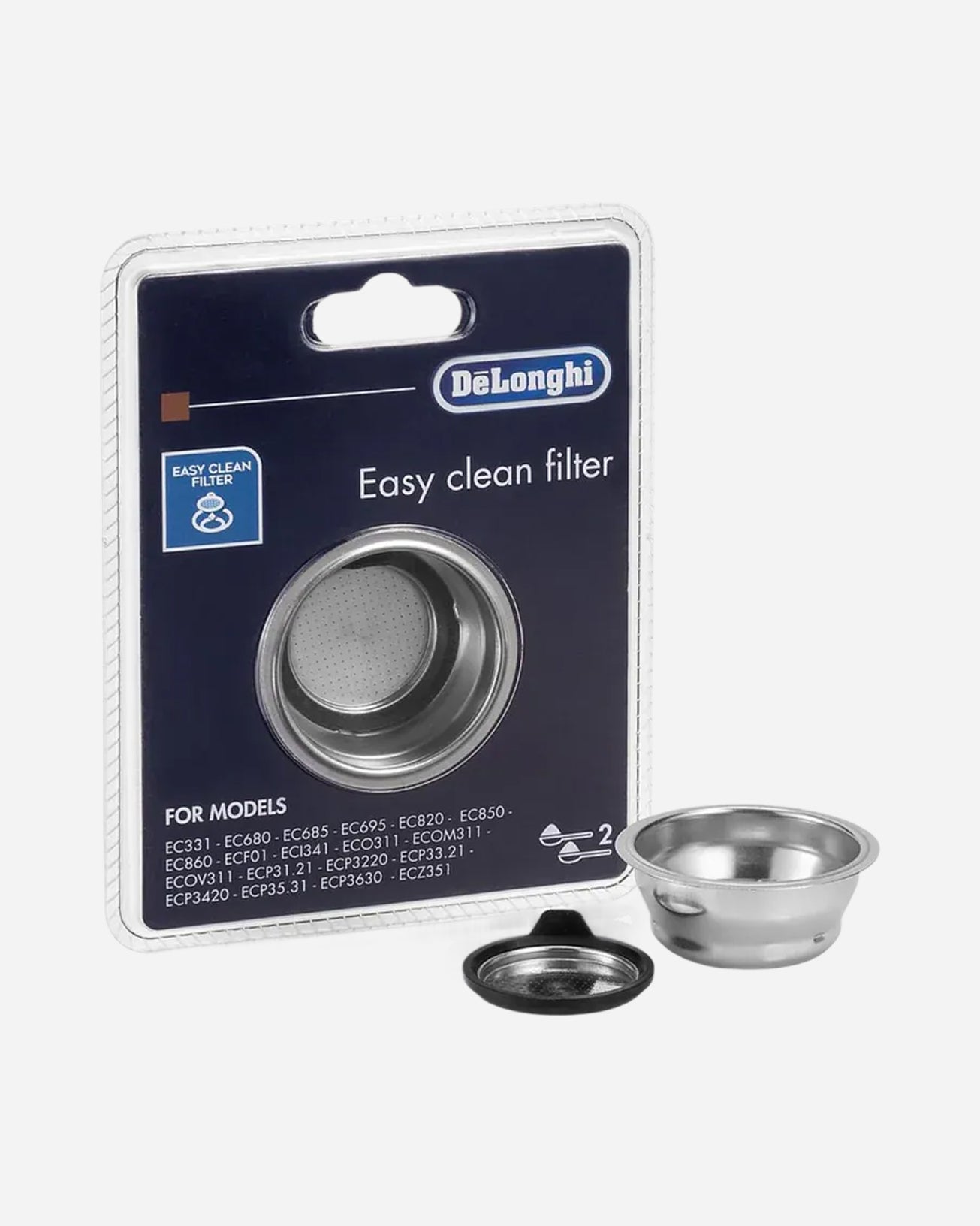 فلتر ديلونجي سهل التنظيف سعة 2 كوب