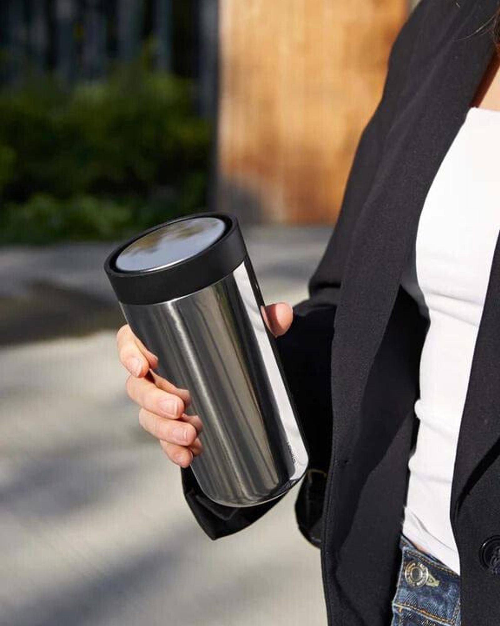 كوب ستيلتون تو جو كليك معزول بالفراغ سعة 0.4 لتر مصنوع من الفولاذ 685