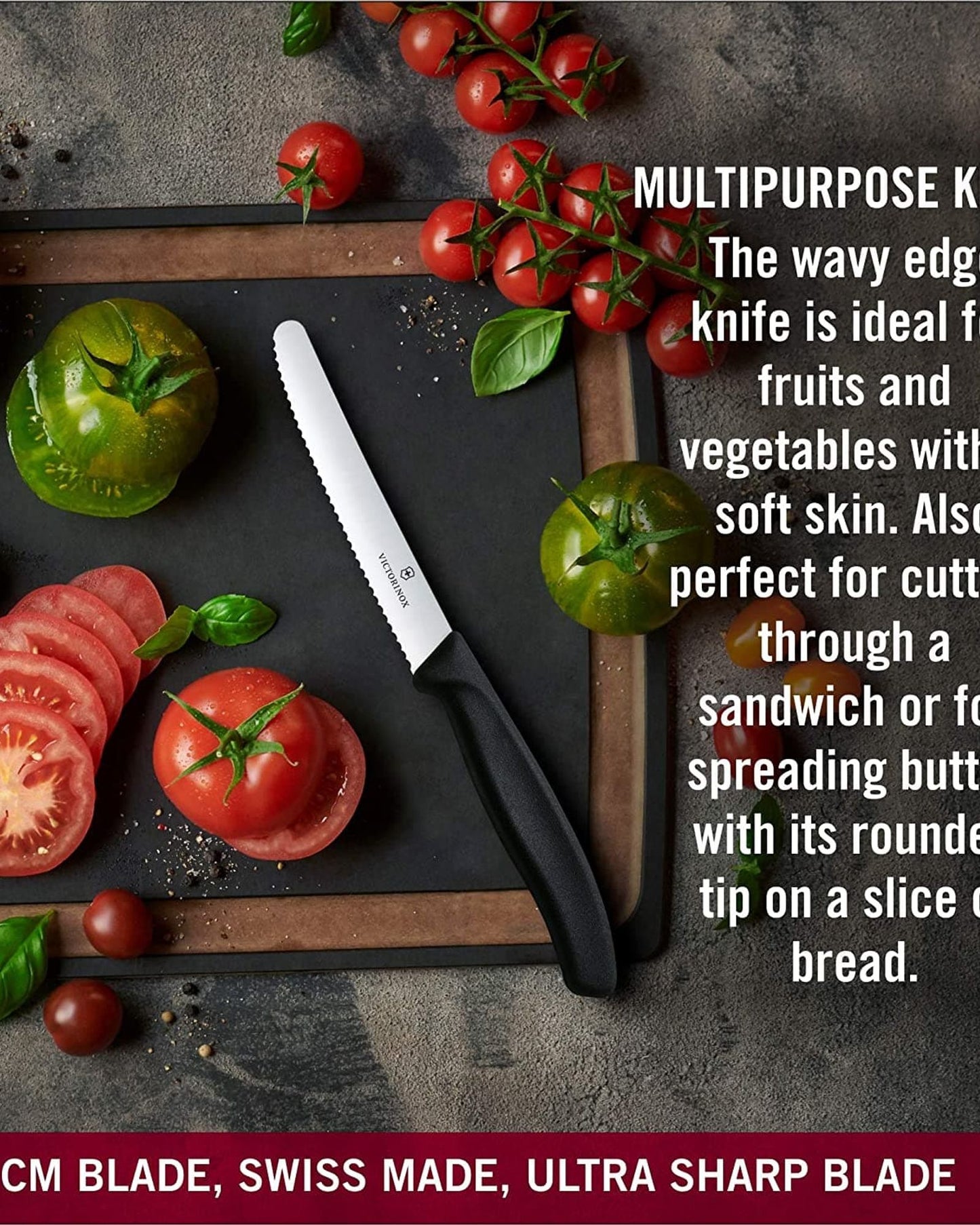 طقم سكاكين تقشير فيكتورينوكس السويسرية الكلاسيكية، 3 قطع، أسود