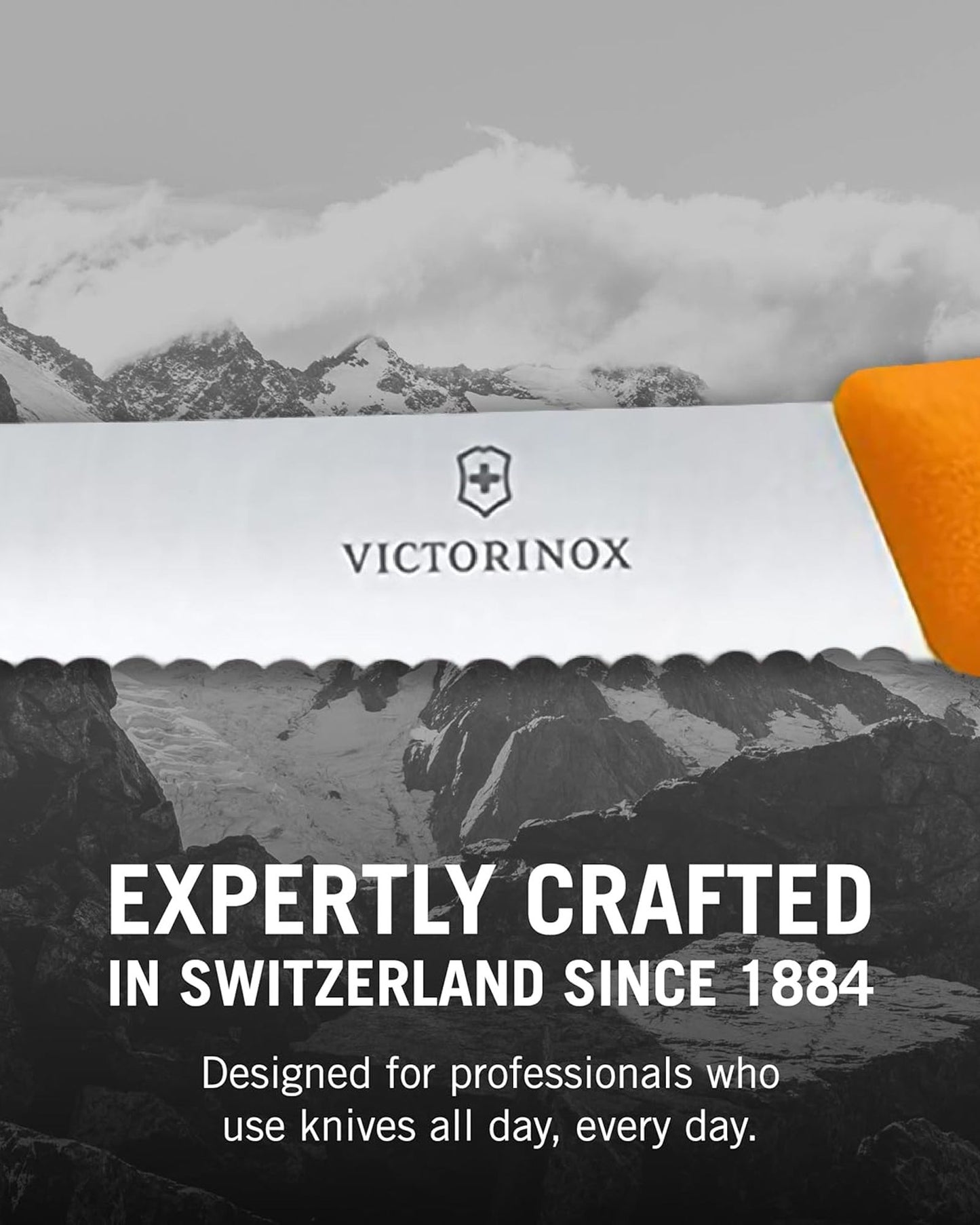 سكين فيكتورينوكس سويس كلاسيك للطماطم والمائدة، 6 قطع، 11 سم، صندوق هدايا مموج - 6.7839.6 جرام