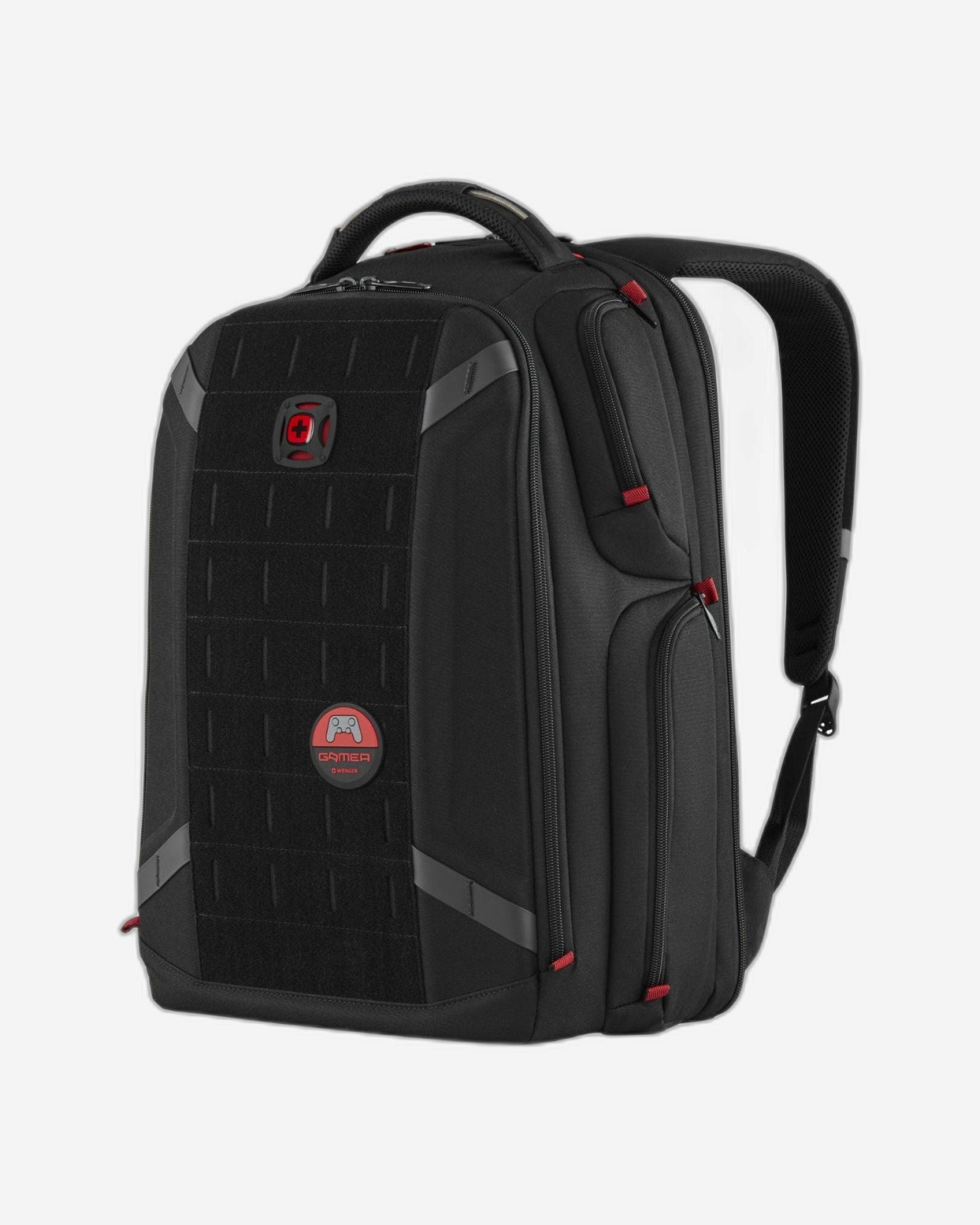 حقيبة ظهر وينجر تيك بلاير ون للألعاب مقاس 17.3 بوصة مع جيب للكمبيوتر اللوحي، لون أسود - 611650