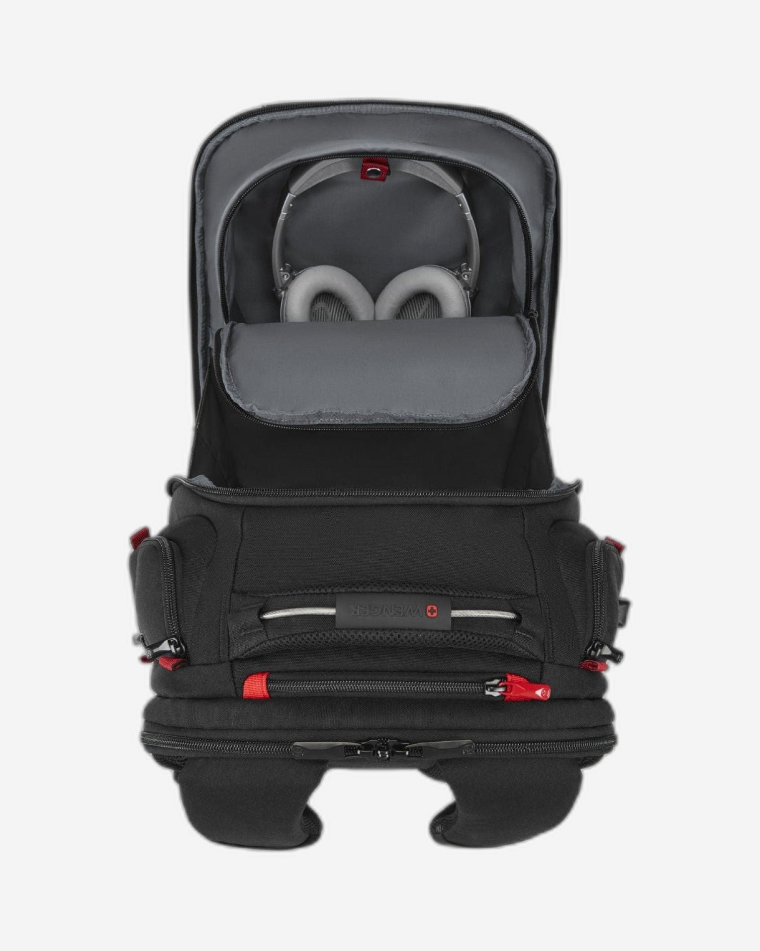 حقيبة ظهر وينجر تيك بلاير ون للألعاب مقاس 17.3 بوصة مع جيب للكمبيوتر اللوحي، لون أسود - 611650