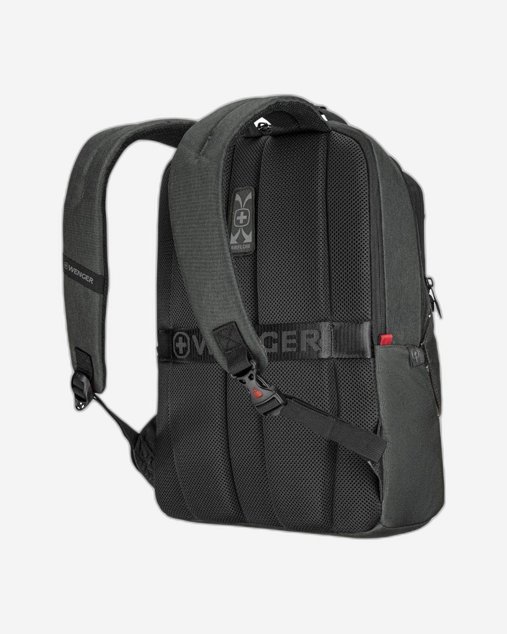 حقيبة ظهر Wenger Mx Eco Professional للكمبيوتر المحمول مقاس 16 بوصة مع جيب للكمبيوتر اللوحي - فحمي - 612261