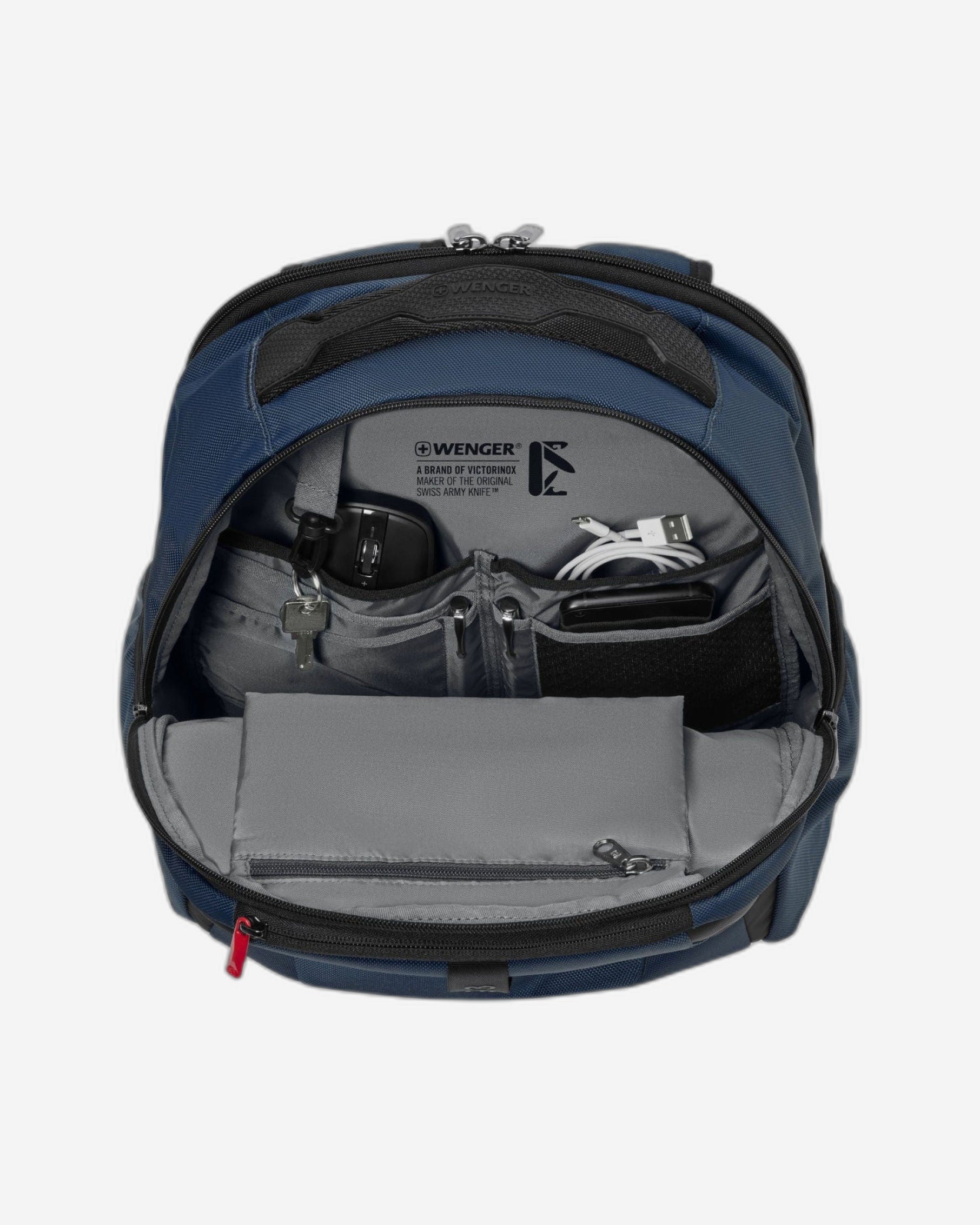 حقيبة ظهر Wenger XE Professional للكمبيوتر المحمول مقاس 15.6 بوصة مع جيب للكمبيوتر اللوحي باللون الأزرق - 612740