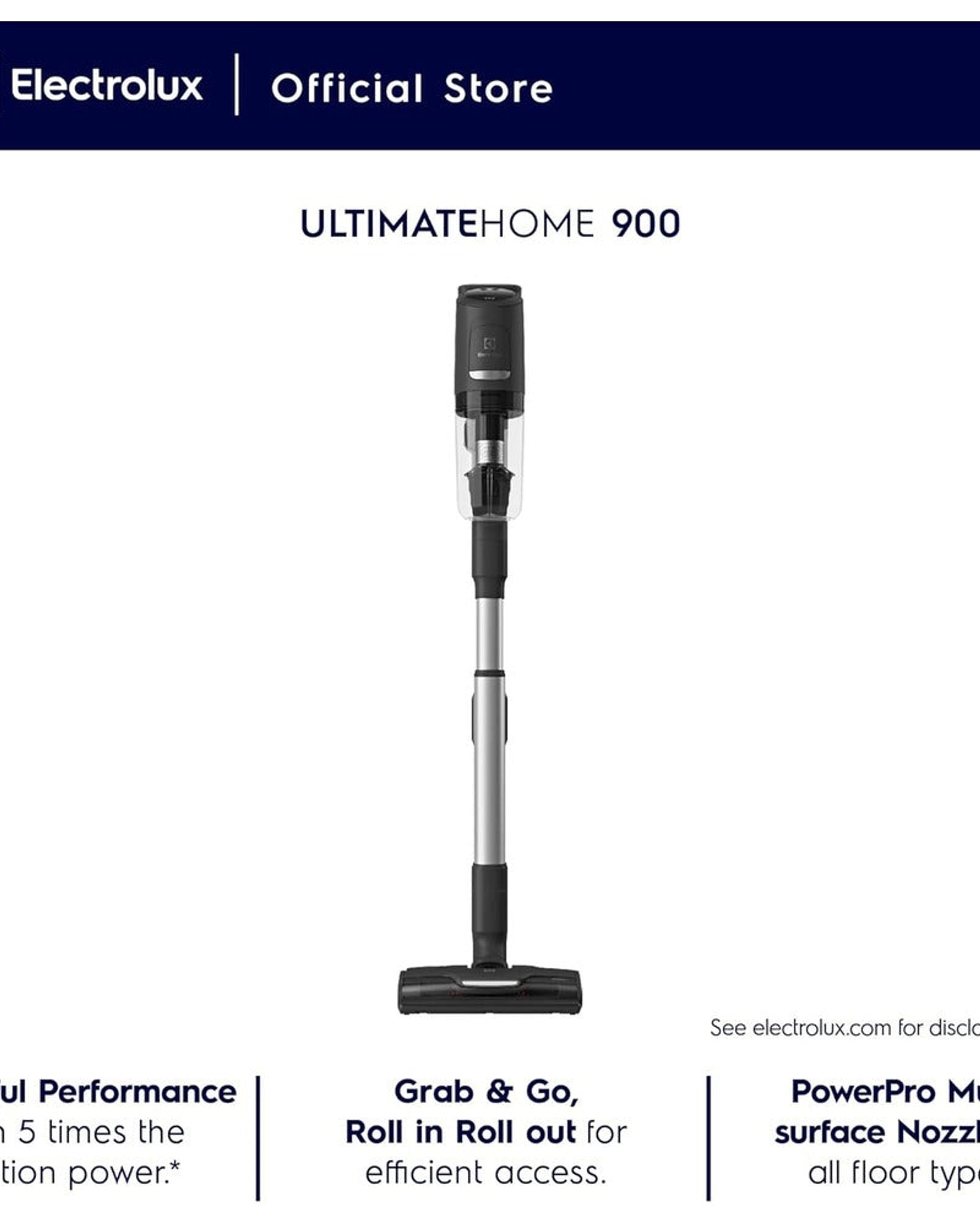 مكنسة كهربائية يدوية من إلكترولوكس بقوة 150 واط