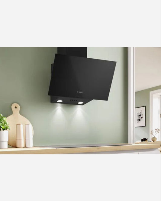 شفاط مطبخ بوش صامت بإضاءة LED زجاجية