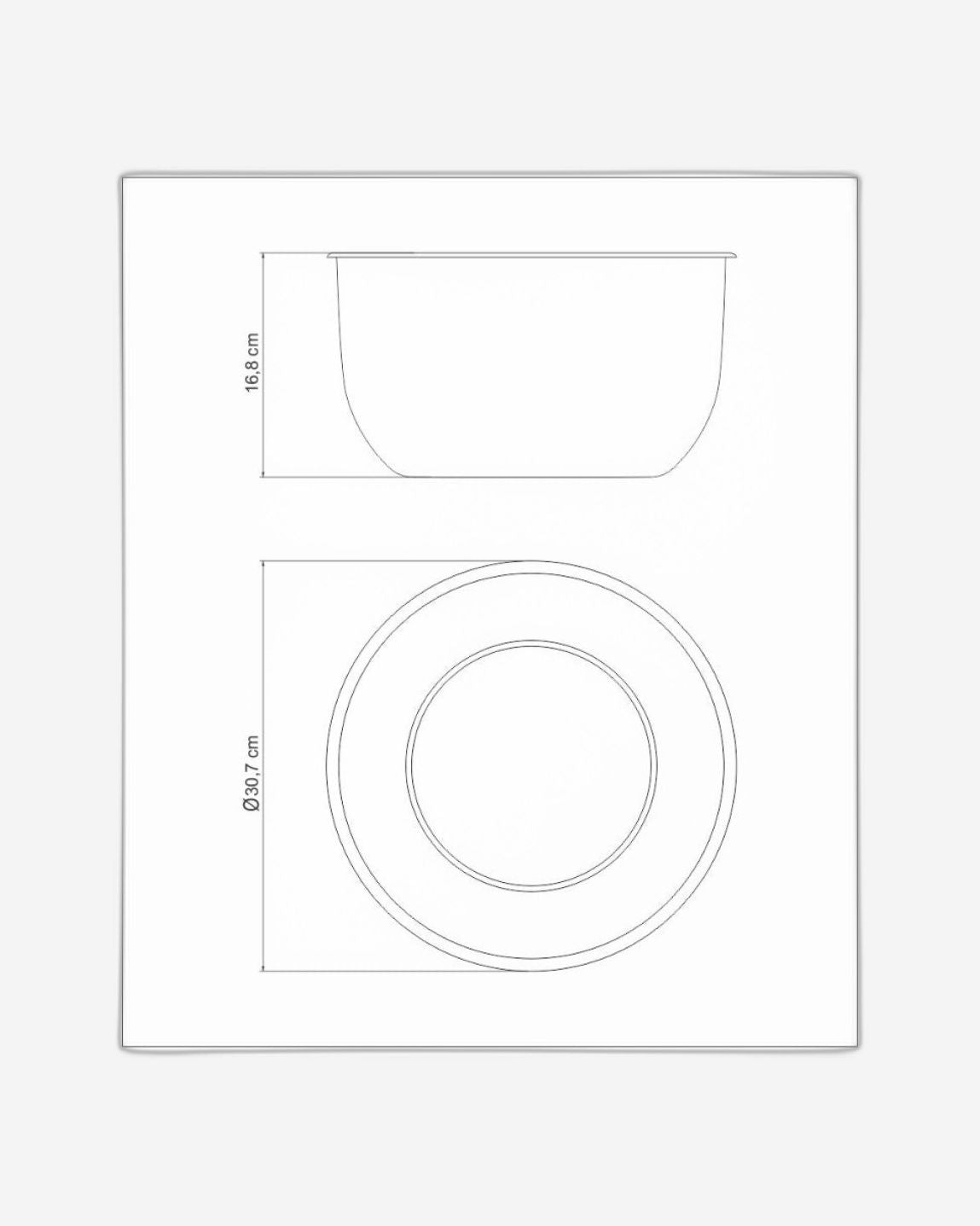 قدر ترامونتينا جرانو 20 سم 3.1 لتر من الفولاذ المقاوم للصدأ مع هيكل ثلاثي الطبقات وغطاء ومقبض طويل