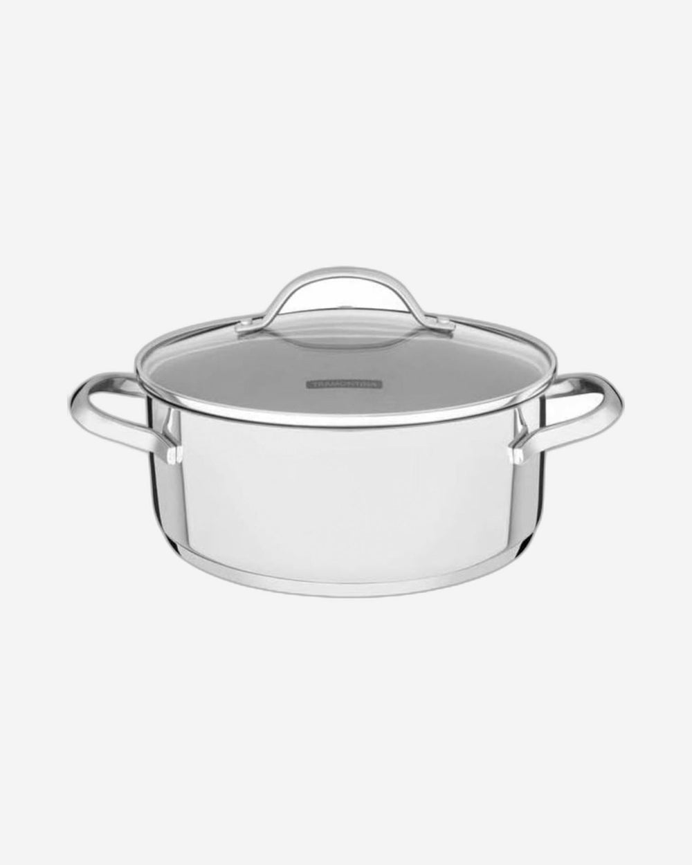 Tramontina Brazil Una 16cm 1.4L Stainless Steel Shallow Casserole with Tri-ply Bottom