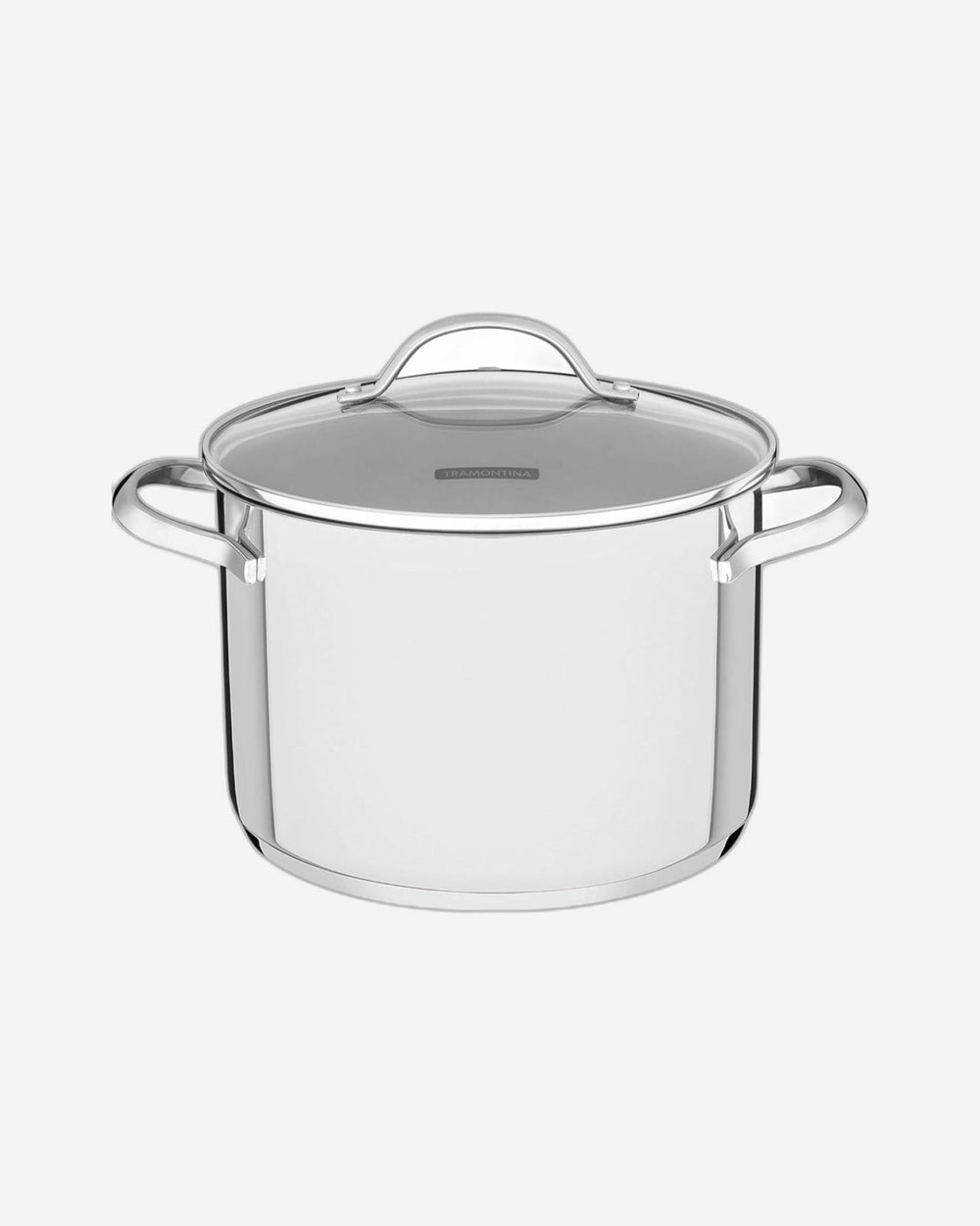 Tramontina Brazil Una 24cm 7.7L Stainless Steel Stock Pot with Tri-ply Bottom