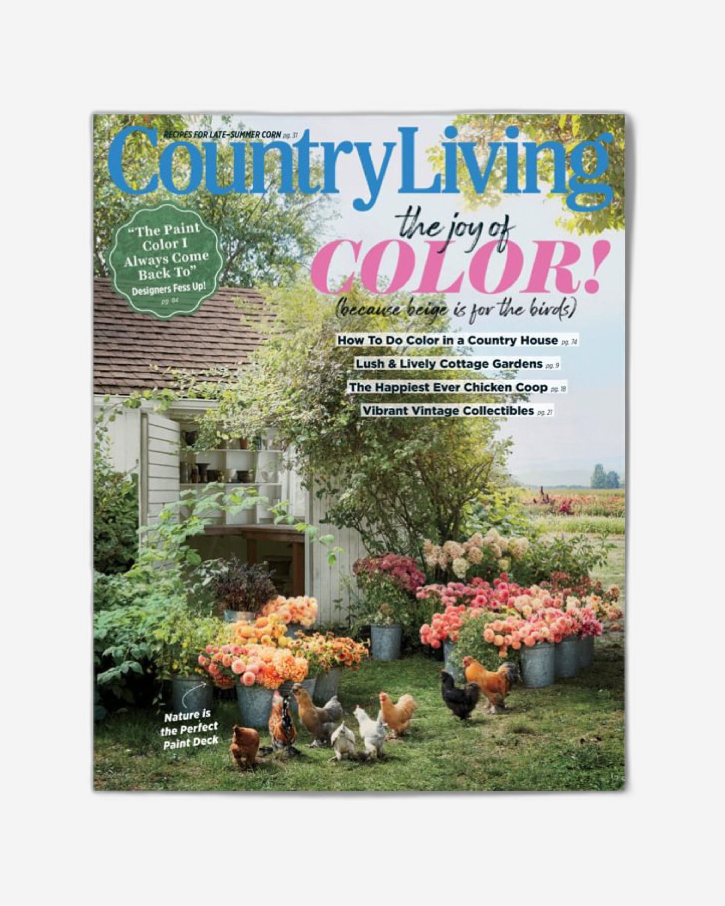 مجلة Country Living Us أغسطس/سبتمبر 2024