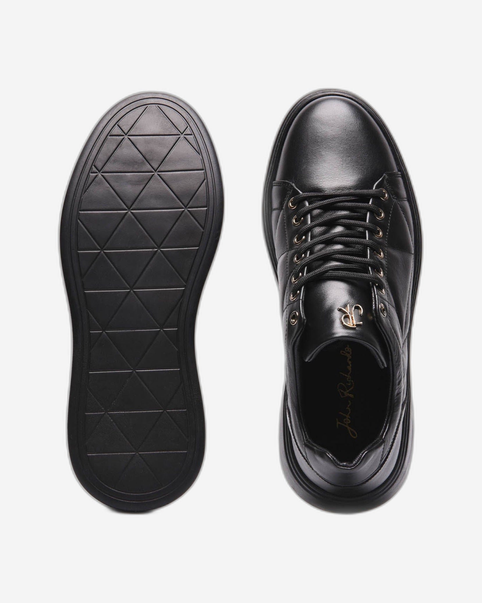 حذاء رياضي رجالي من جون ريتشاردو باللون الأسود - 17169-1