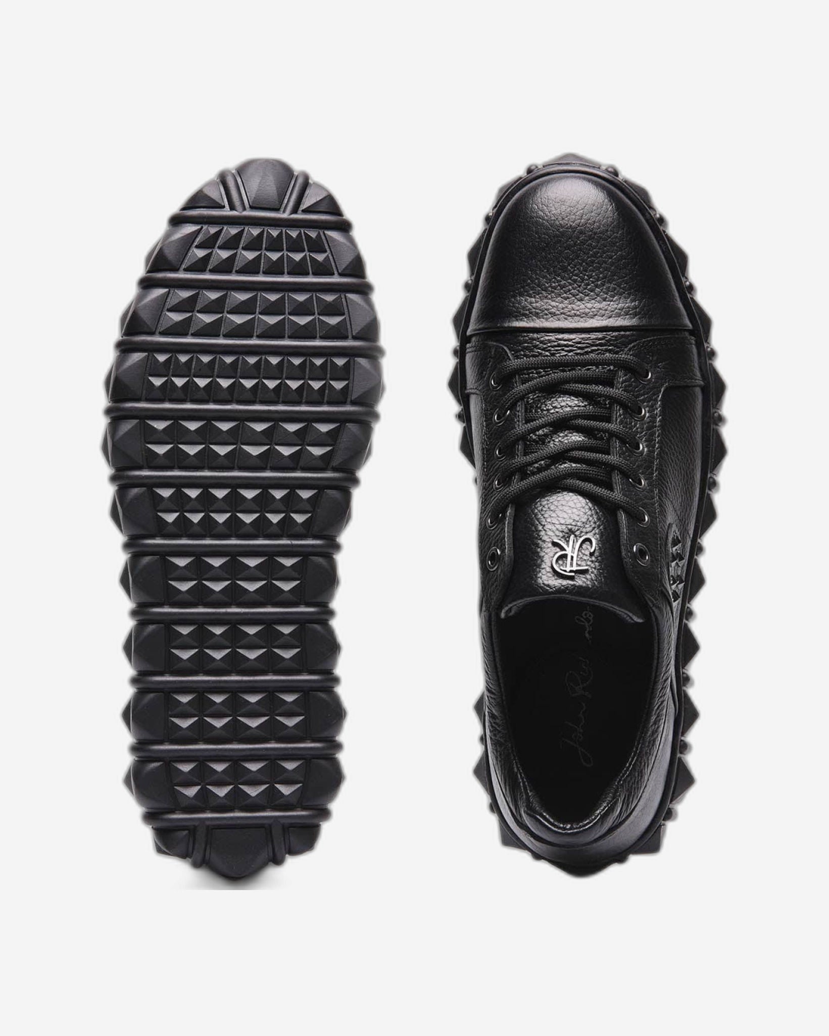 حذاء رياضي رجالي من جون ريتشاردو باللون الأسود - 17124-1