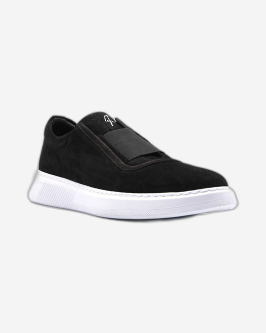 حذاء رياضي رجالي من جون ريتشاردو باللون الأسود - 14244-101