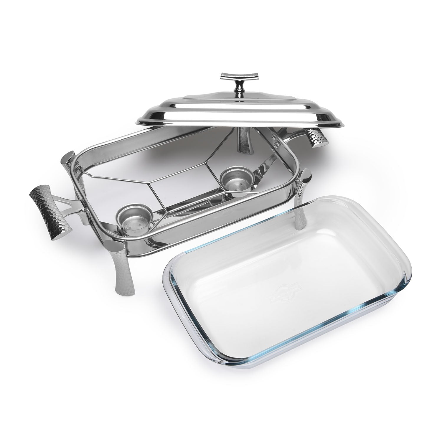 وعاء تدفئة مستطيل من جلوبال تيبل وير ألودرا سعة 2 لتر