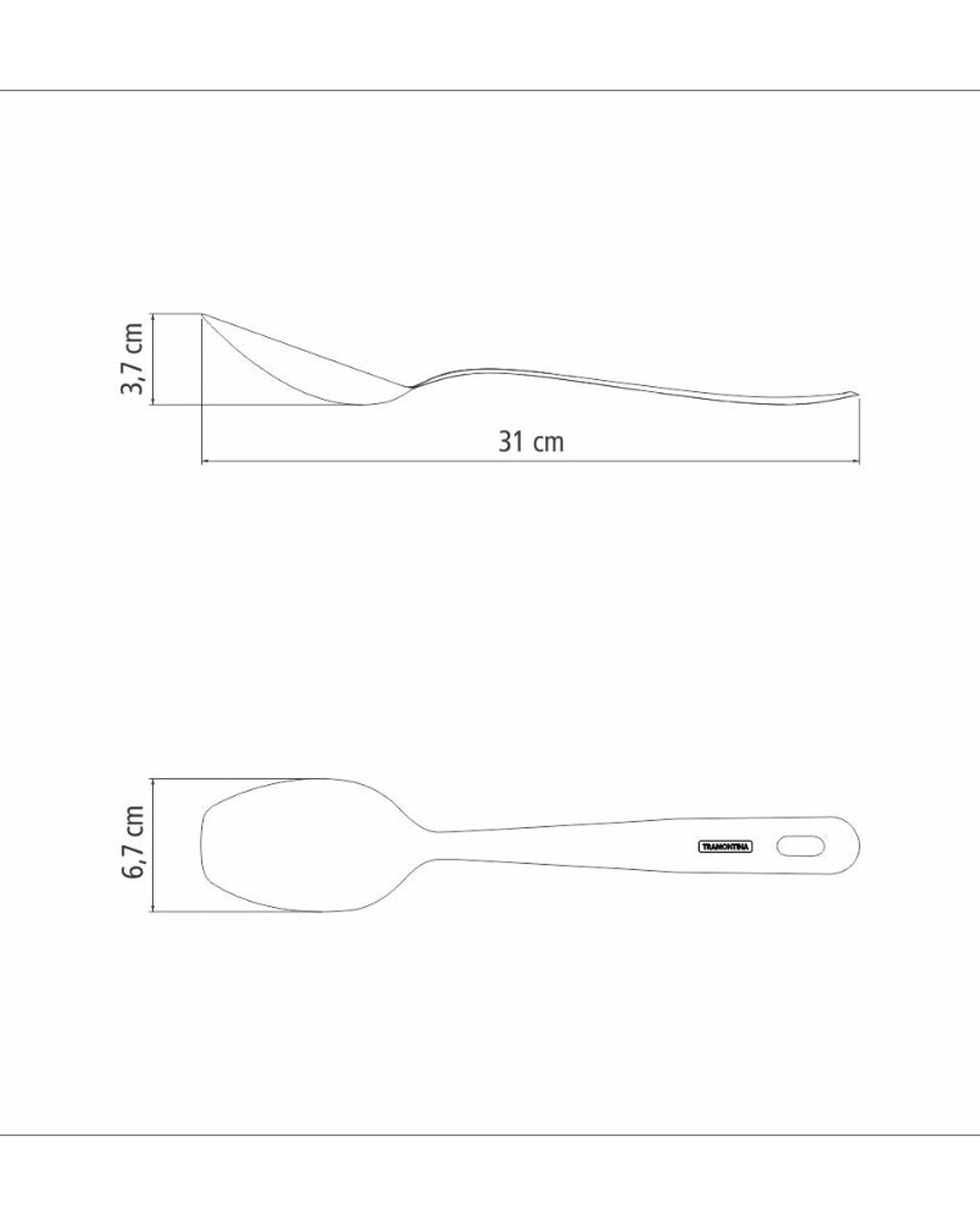 ملعقة تقديم أرز ترامونتينا إكستراتا المصنوعة من الفولاذ المقاوم للصدأ