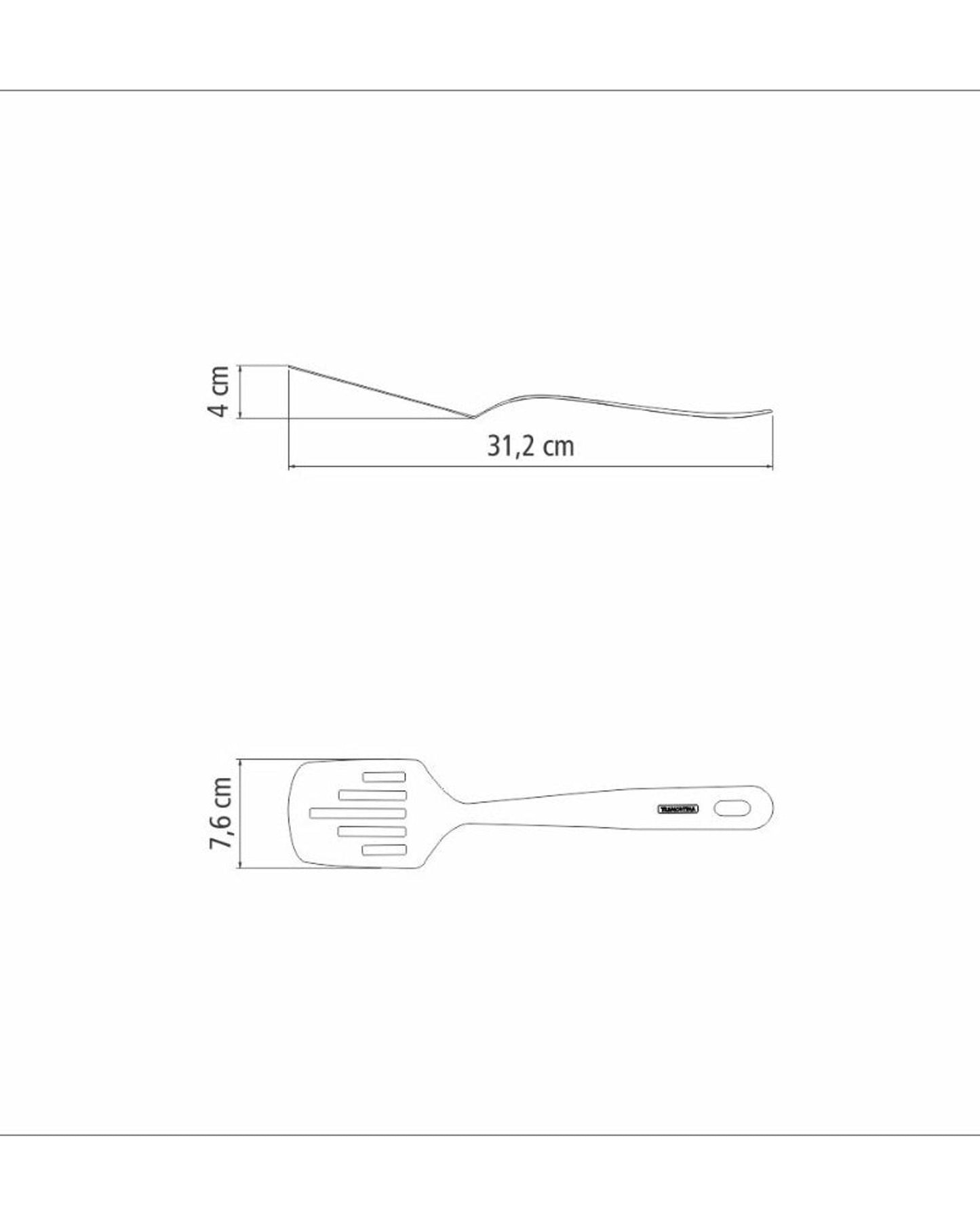 ملعقة تقليب مشقوقة من الفولاذ المقاوم للصدأ من ترامونتينا إكستراتا
