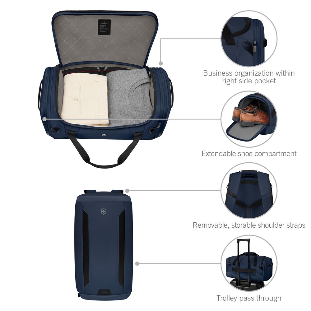 Victorinox Altmont Modern 2-Way Duffle/Backpack Bag Black