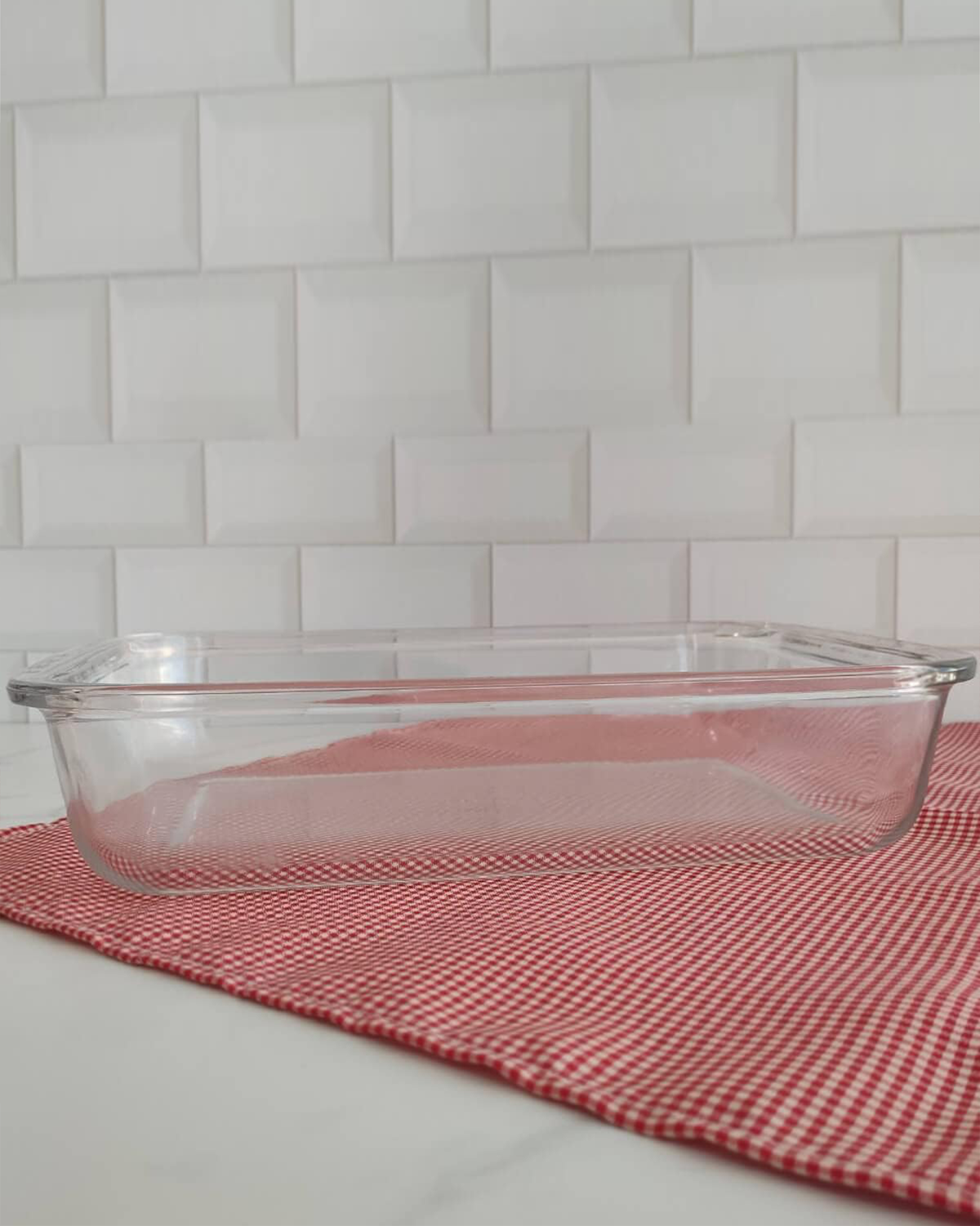 Marinex Deep Rectangular Glass Roaster, Heat-Resistant, Oven-Safe, 3.7L