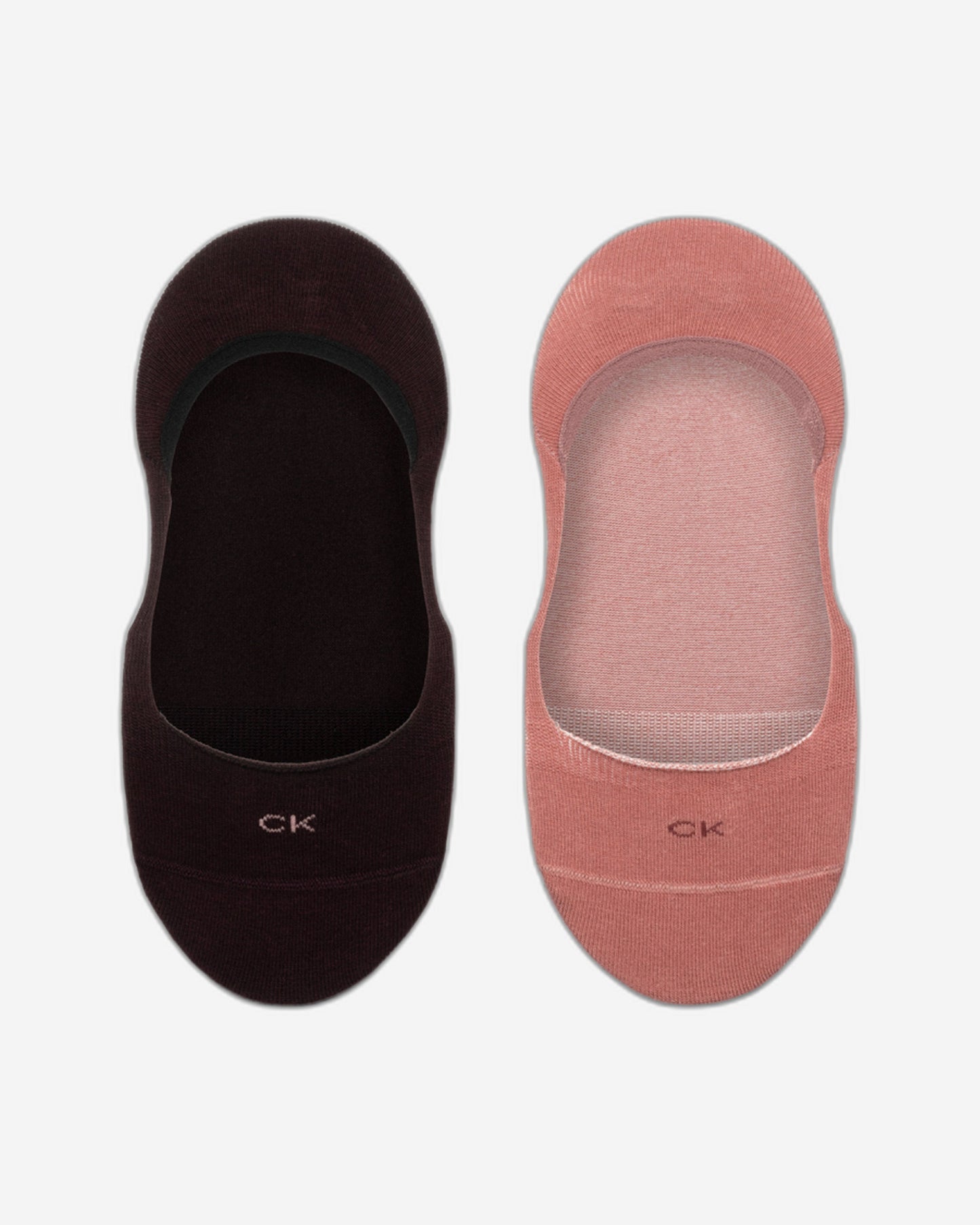 جوارب Calvin Klein النسائية غير المرئية - عبوة من قطعتين