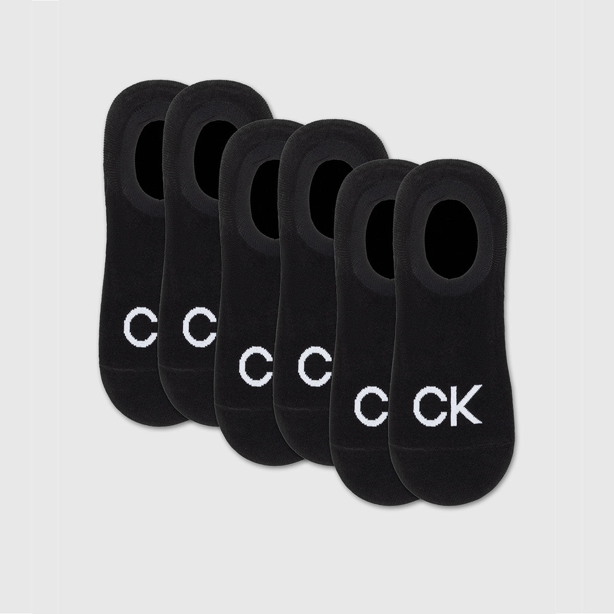 Calvin Klein Men's Invisible Footie Socks 6 pack