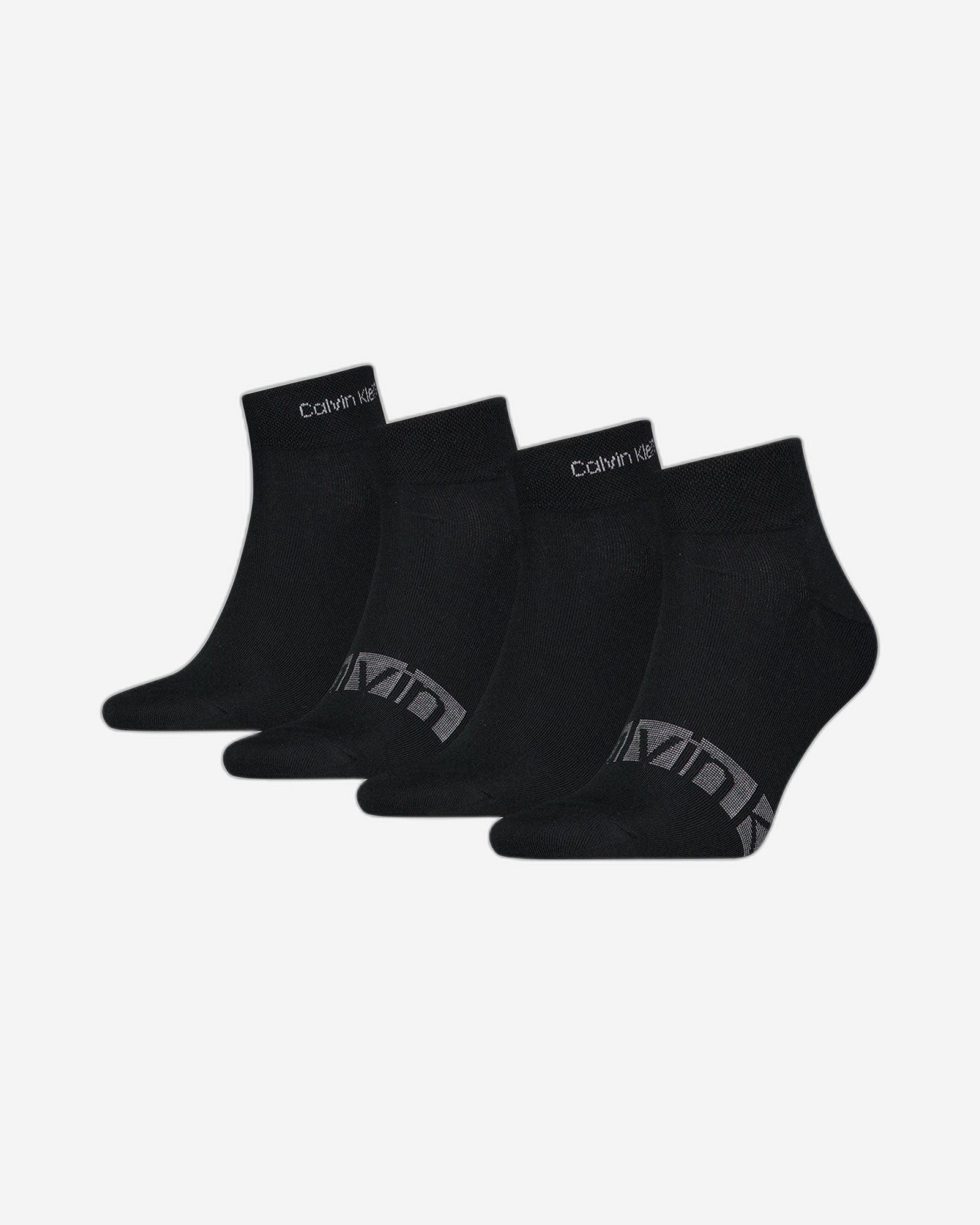 جوارب ربعية رجالية من كالفن كلاين، عبوة من 4 قطع