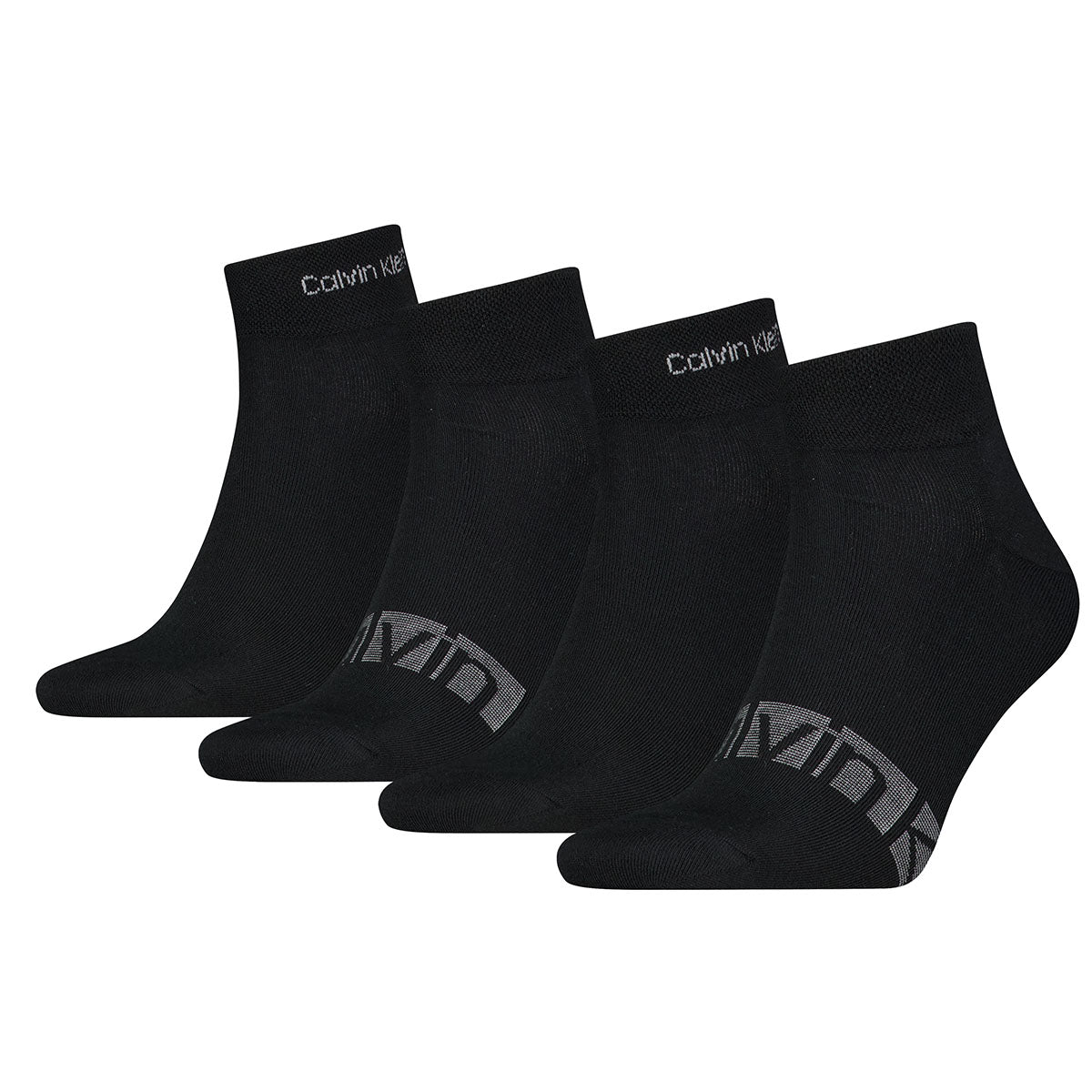 Calvin Klein Men's Quarter Socks 4 pack