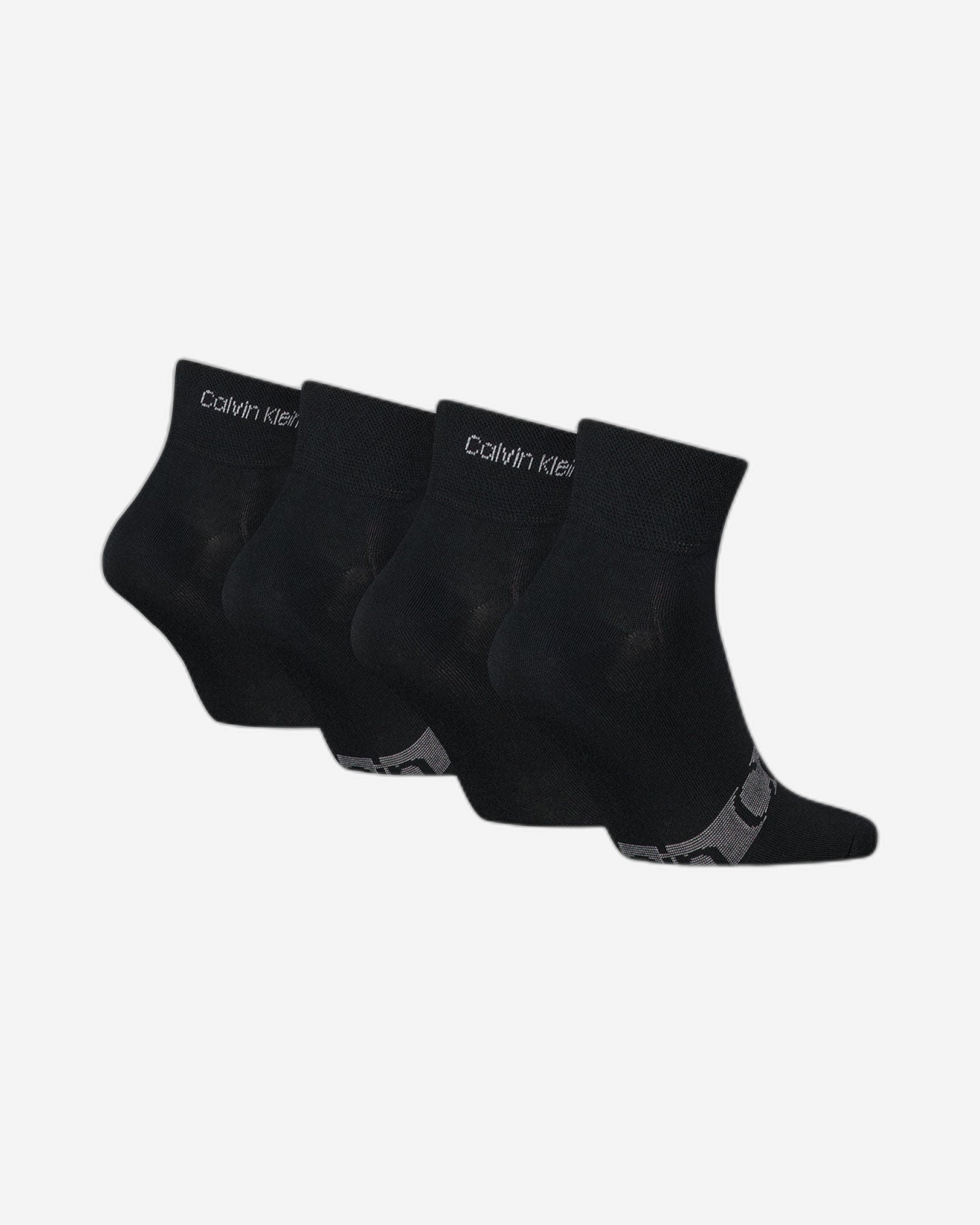 جوارب ربعية رجالية من كالفن كلاين، عبوة من 4 قطع