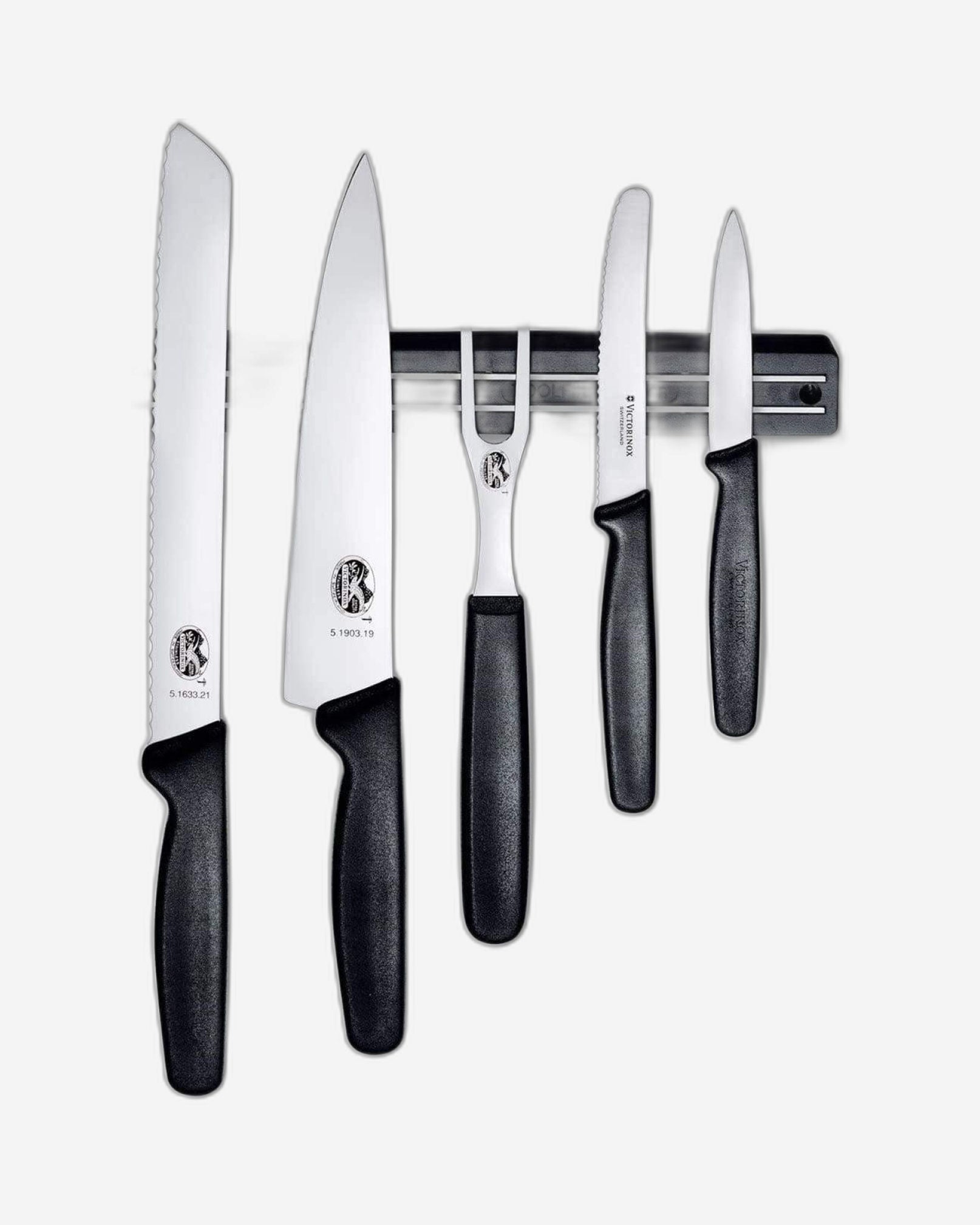 حامل سكاكين مغناطيسي من فيكتورينوكس، 35 سم، أسود - 7.7091.3