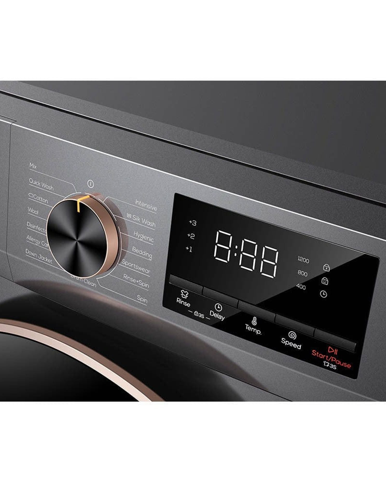 غسالة ملابس TCL تحميل أمامي سعة 10 كجم