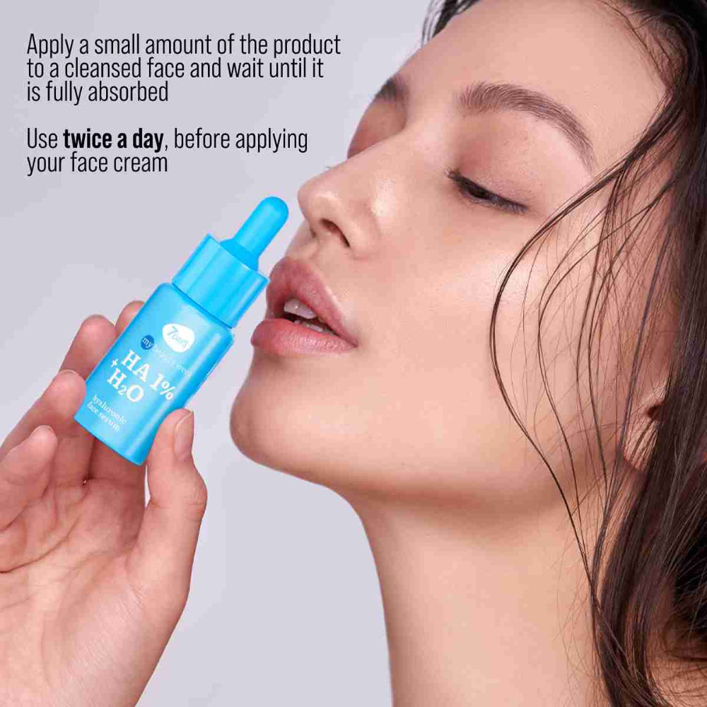 سيروم مرطب للوجه 7DAYS مع حمض الهيالورونيك بنسبة 1% 30 مل