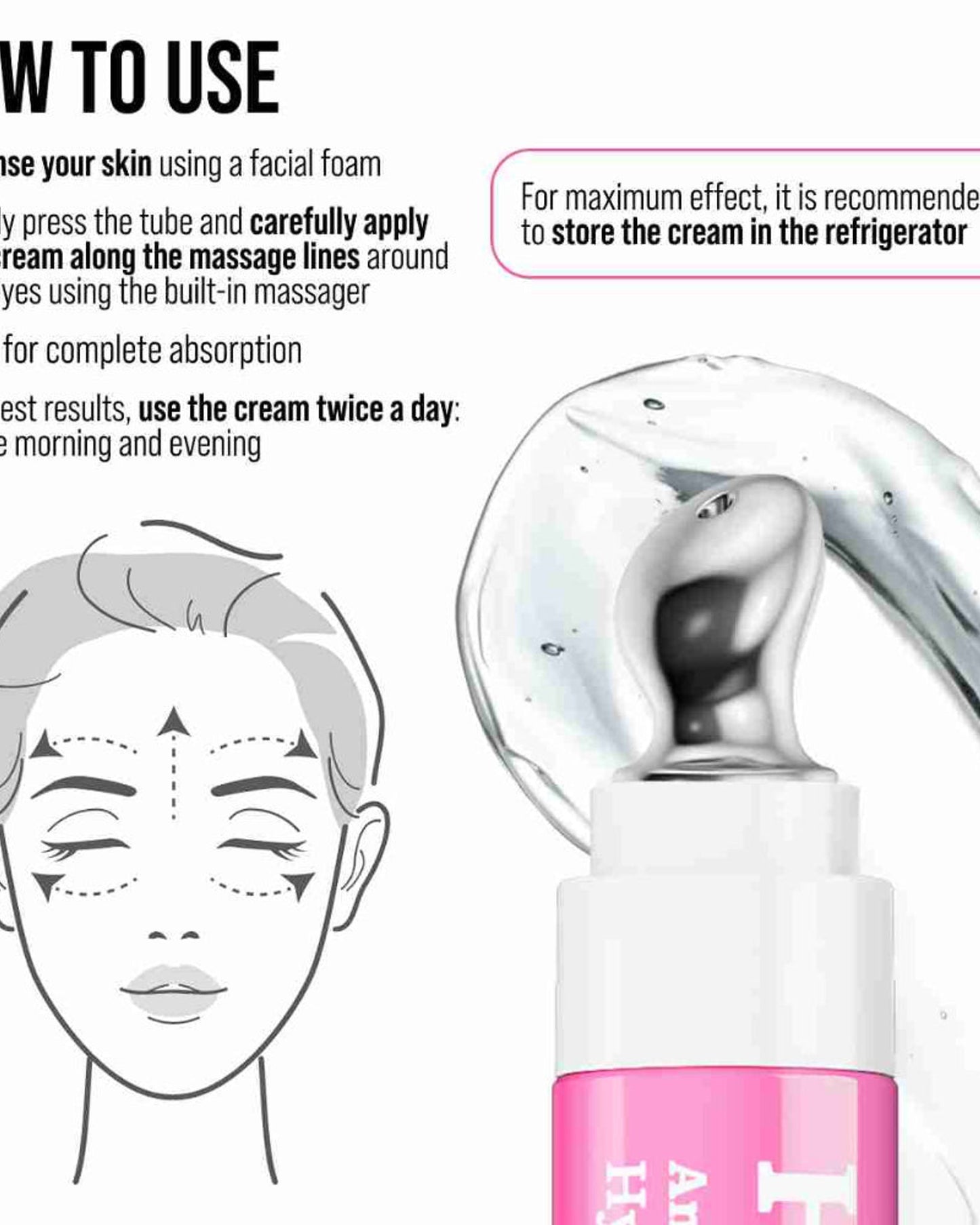 كريم العيون 7DAYS بحمض الهيالورونيك - العناية بالبشرة الكورية