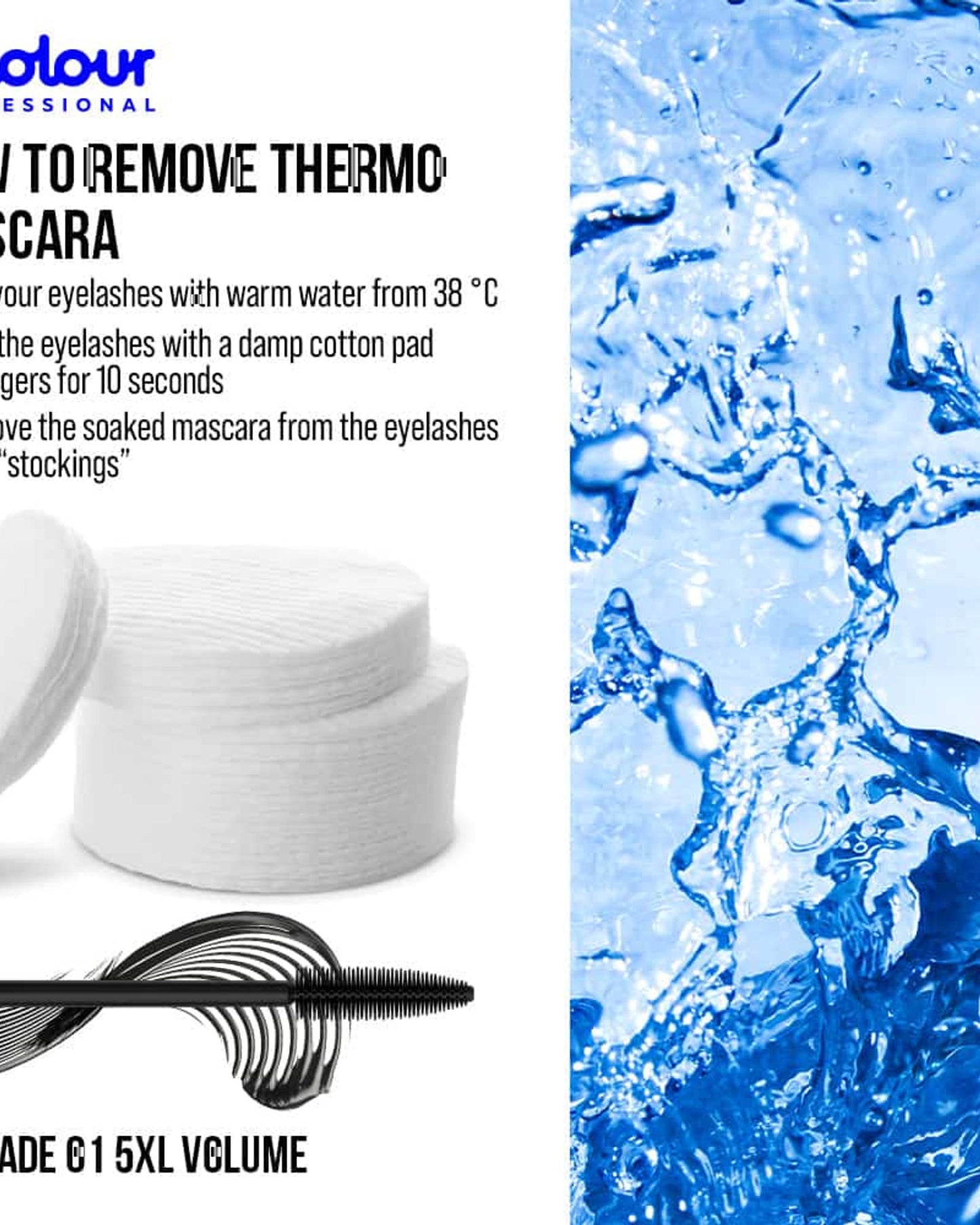 ماسكارا بي.كولور بروفيشنال 5XL فوليوم بلاك