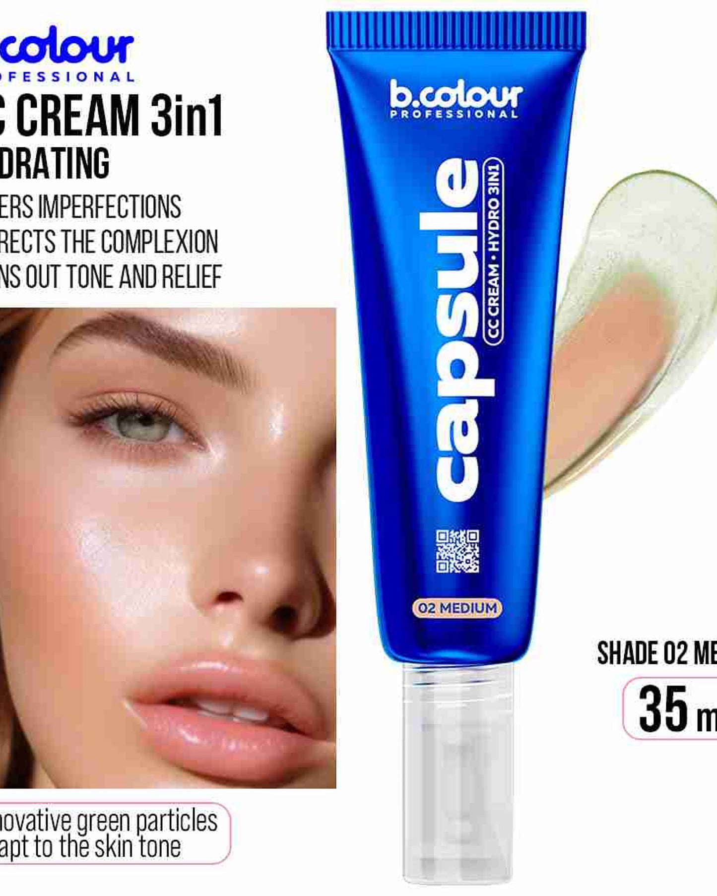 كريم سي سي بي كولور بروفيشنال 02 متوسط 35 مل