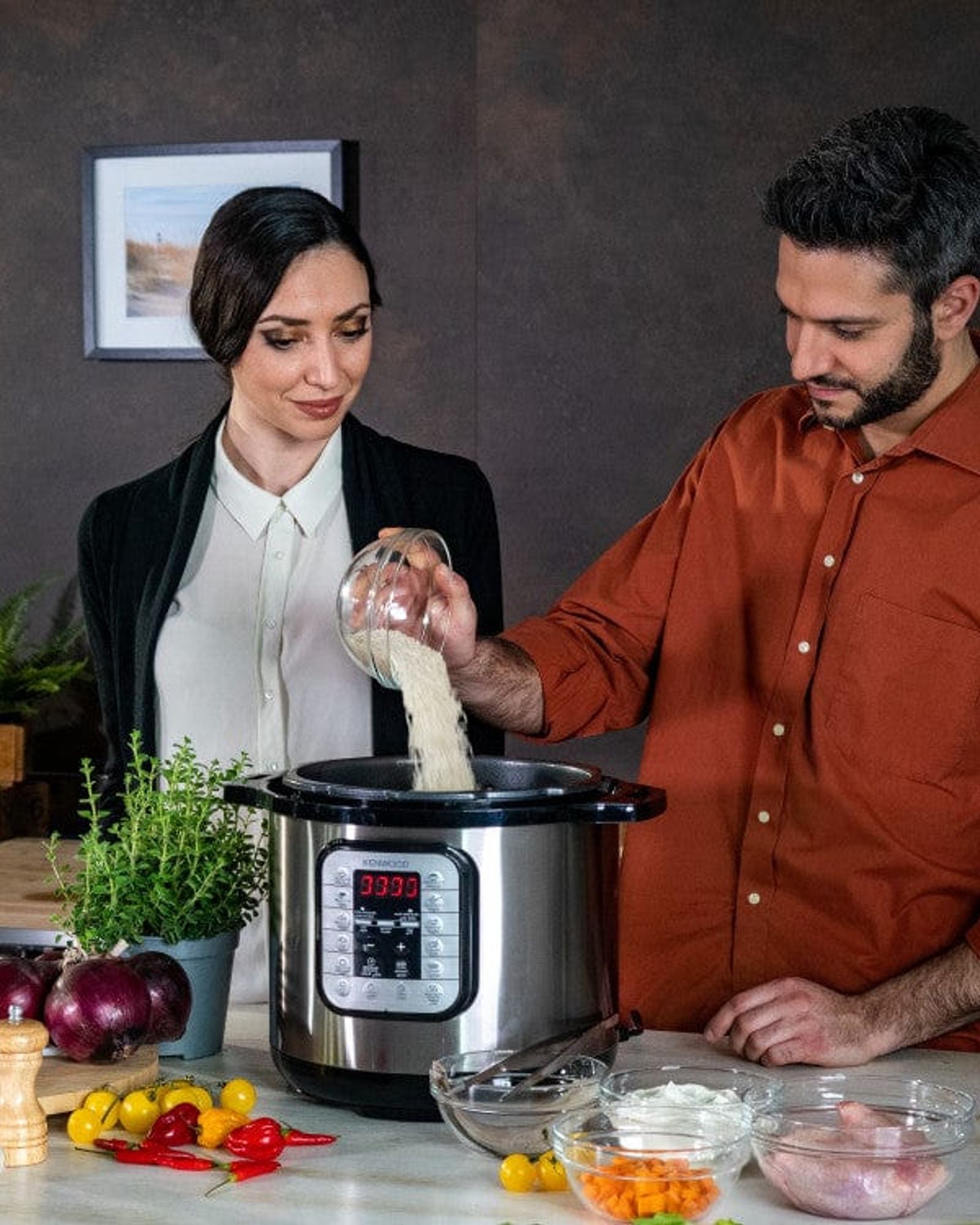 طنجرة ضغط كهربائية من كينوود سعة 6 لتر