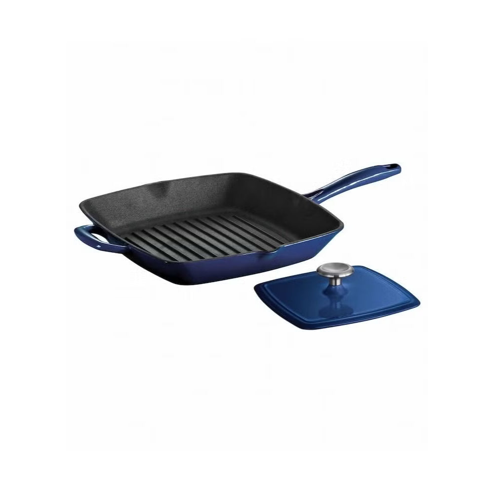 Tramontina Brazil Series 1000 10 Inches Cobalt Enameled Cast Iron Skillet