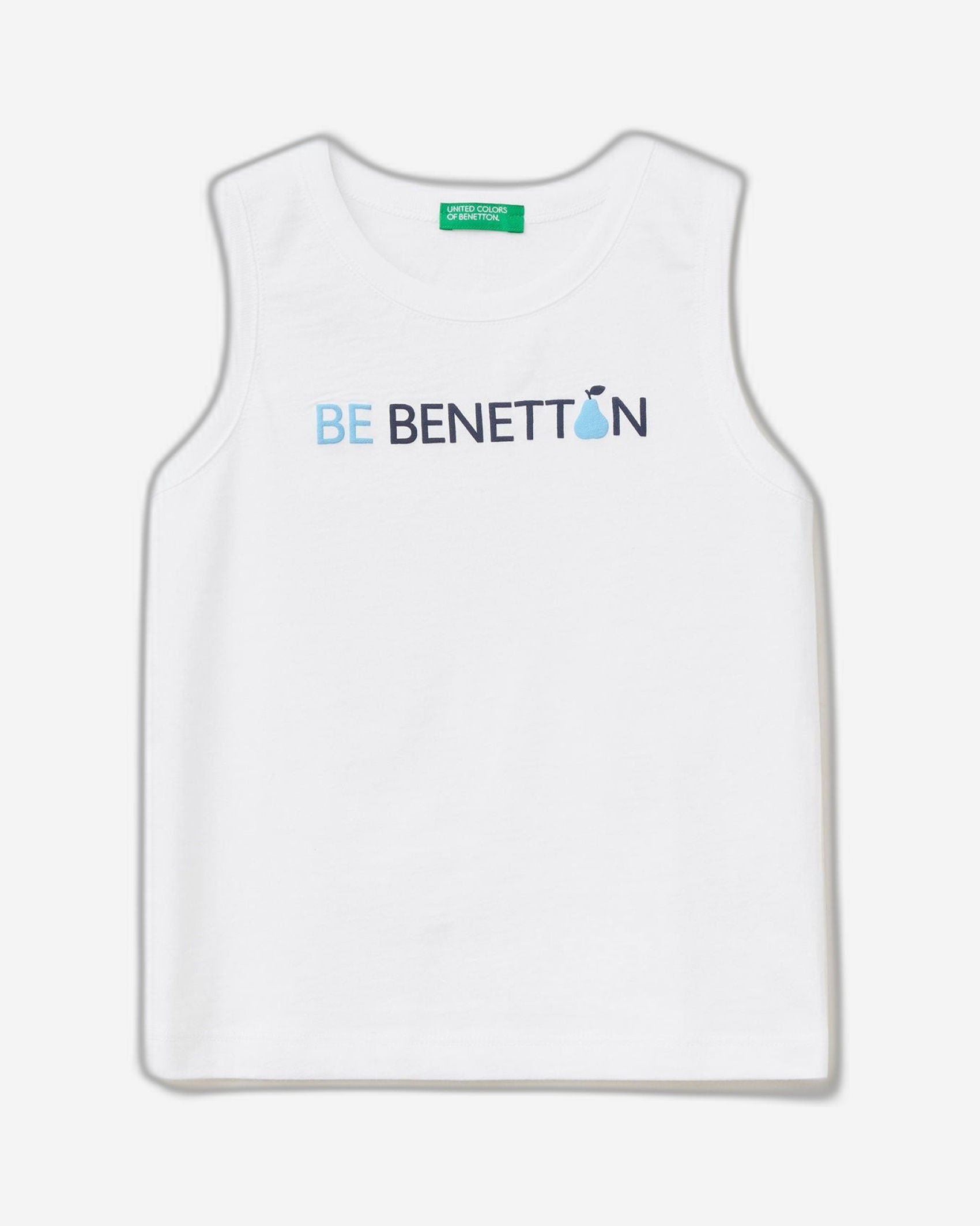 تانك توب مصنوع من القطن العضوي بنسبة 100% مع شعار