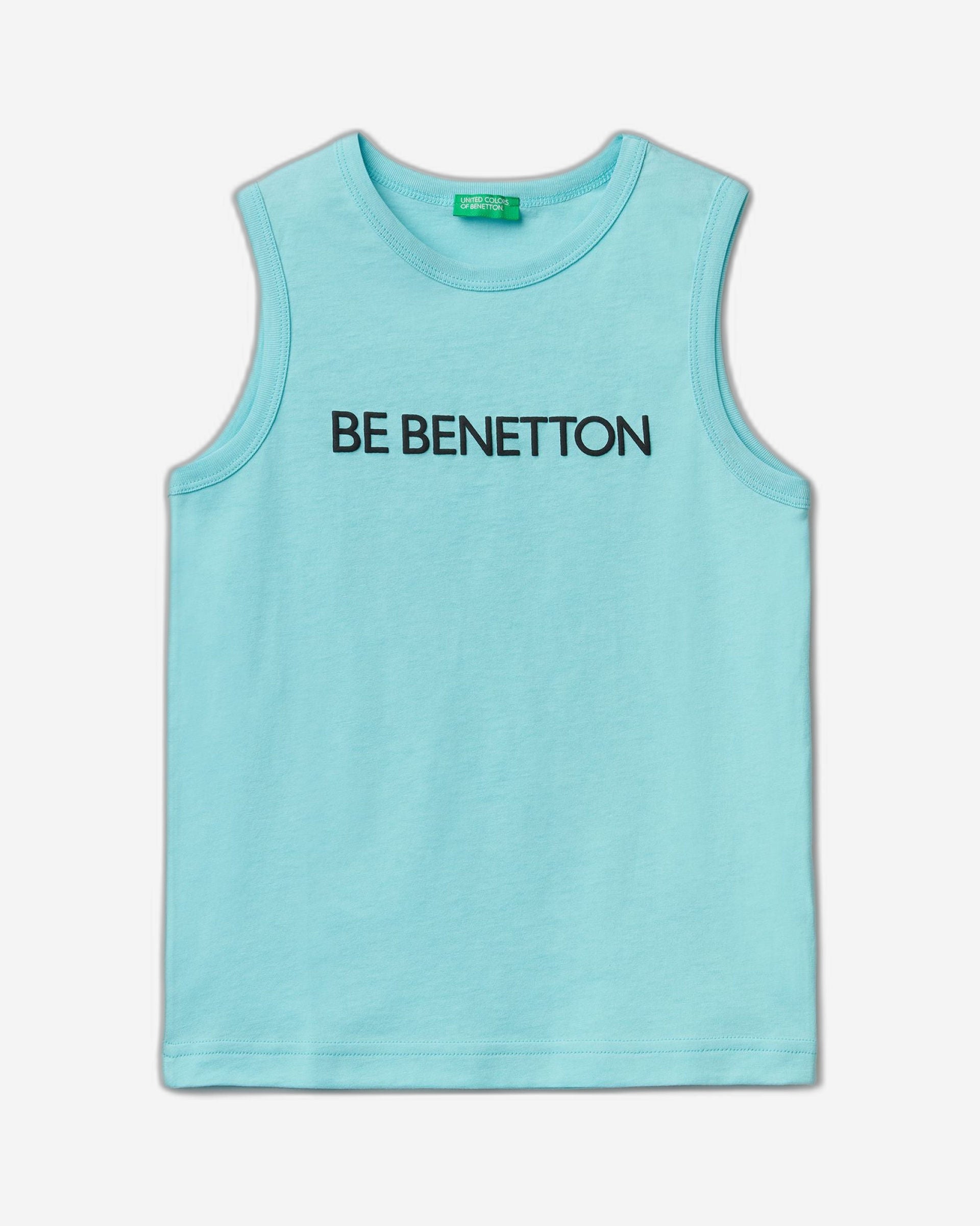 تانك توب مصنوع من القطن العضوي بنسبة 100% مع شعار