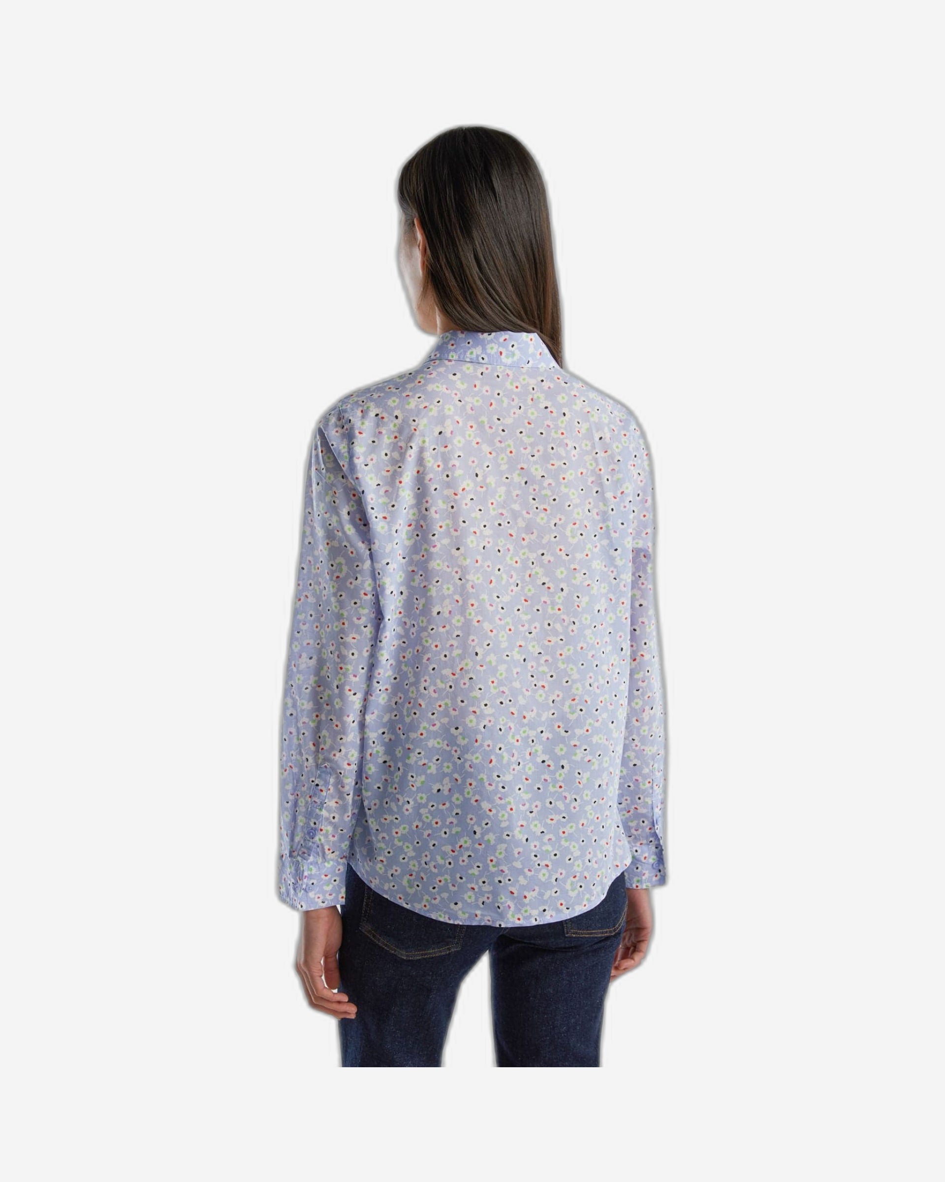 قميص منقوش مصنوع من القطن بنسبة 100%