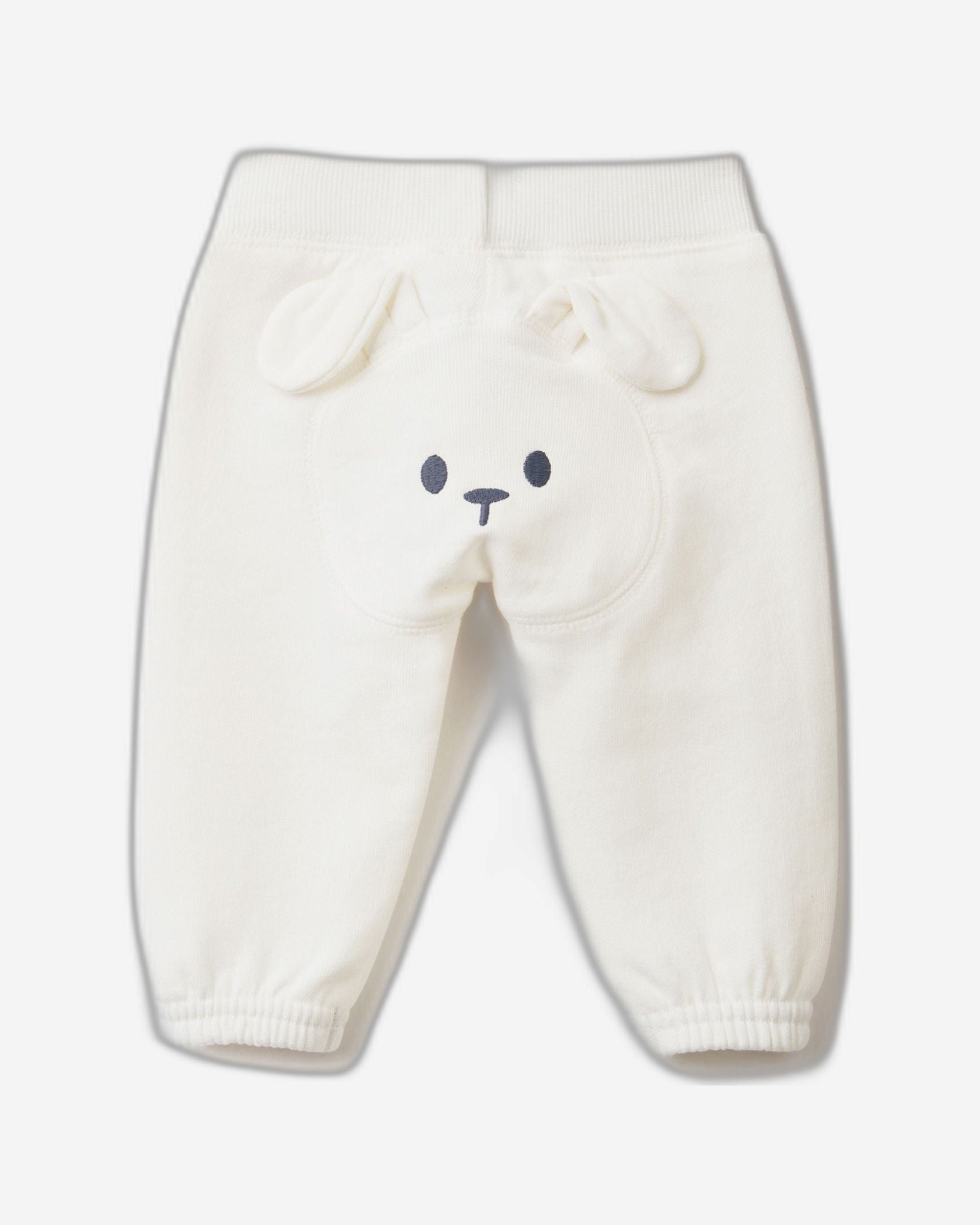 بنطال رياضي ناعم مع تطريز