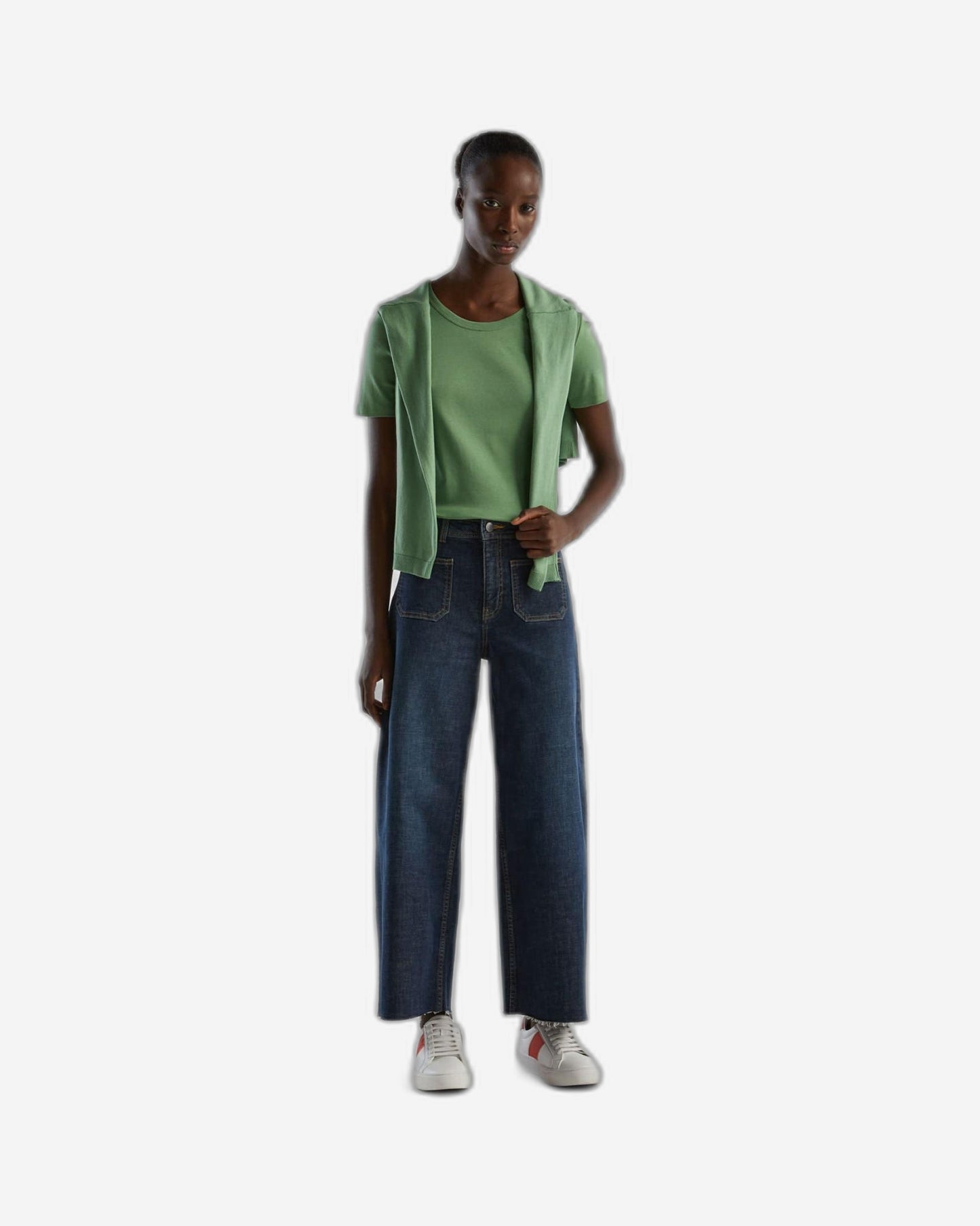 تي شيرت قطني طويل الألياف