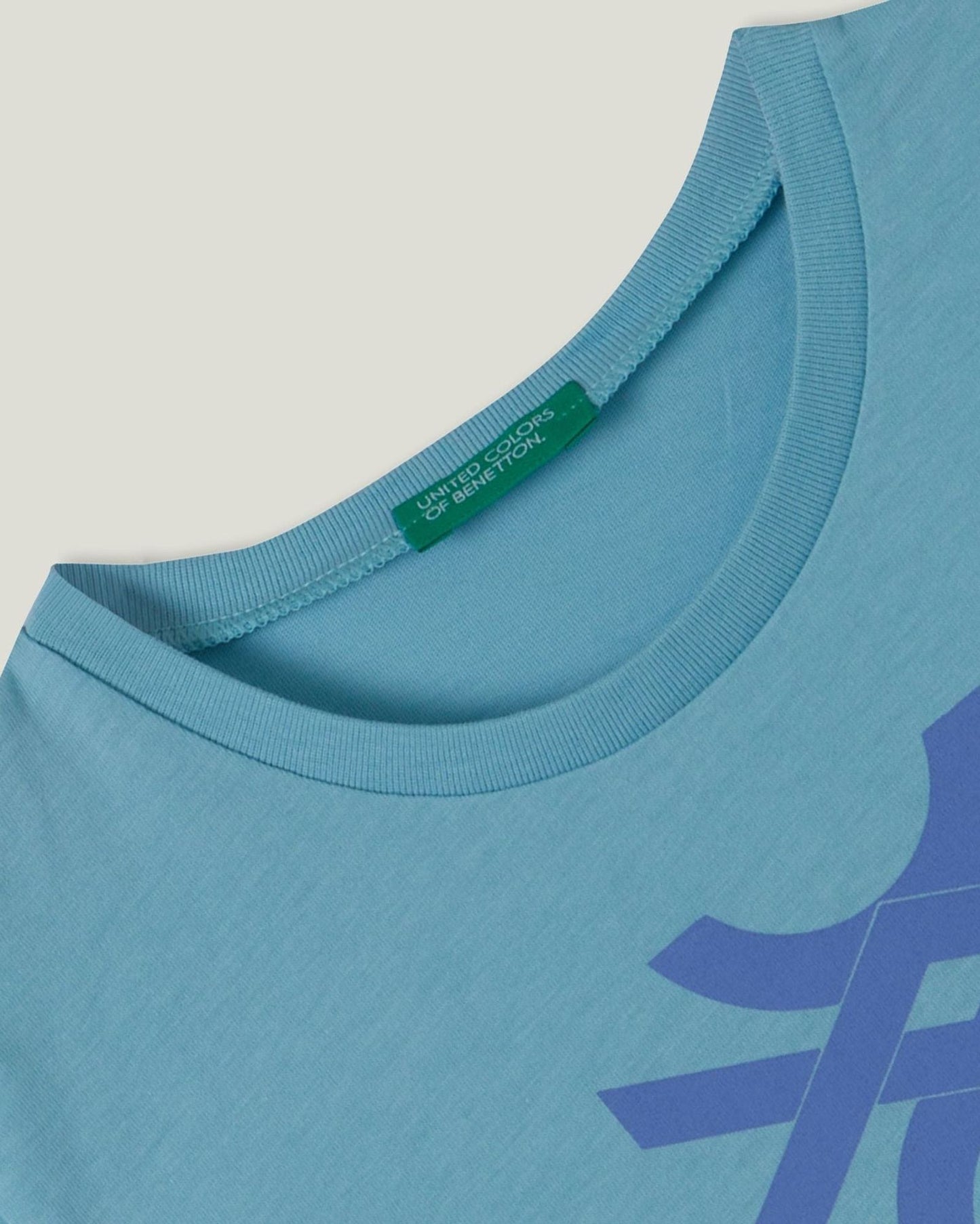 تي شيرت قطني 100% مع شعار