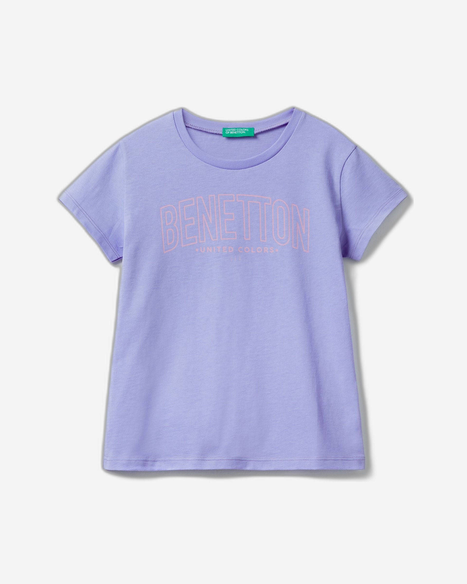 تي شيرت قطني 100% مع شعار