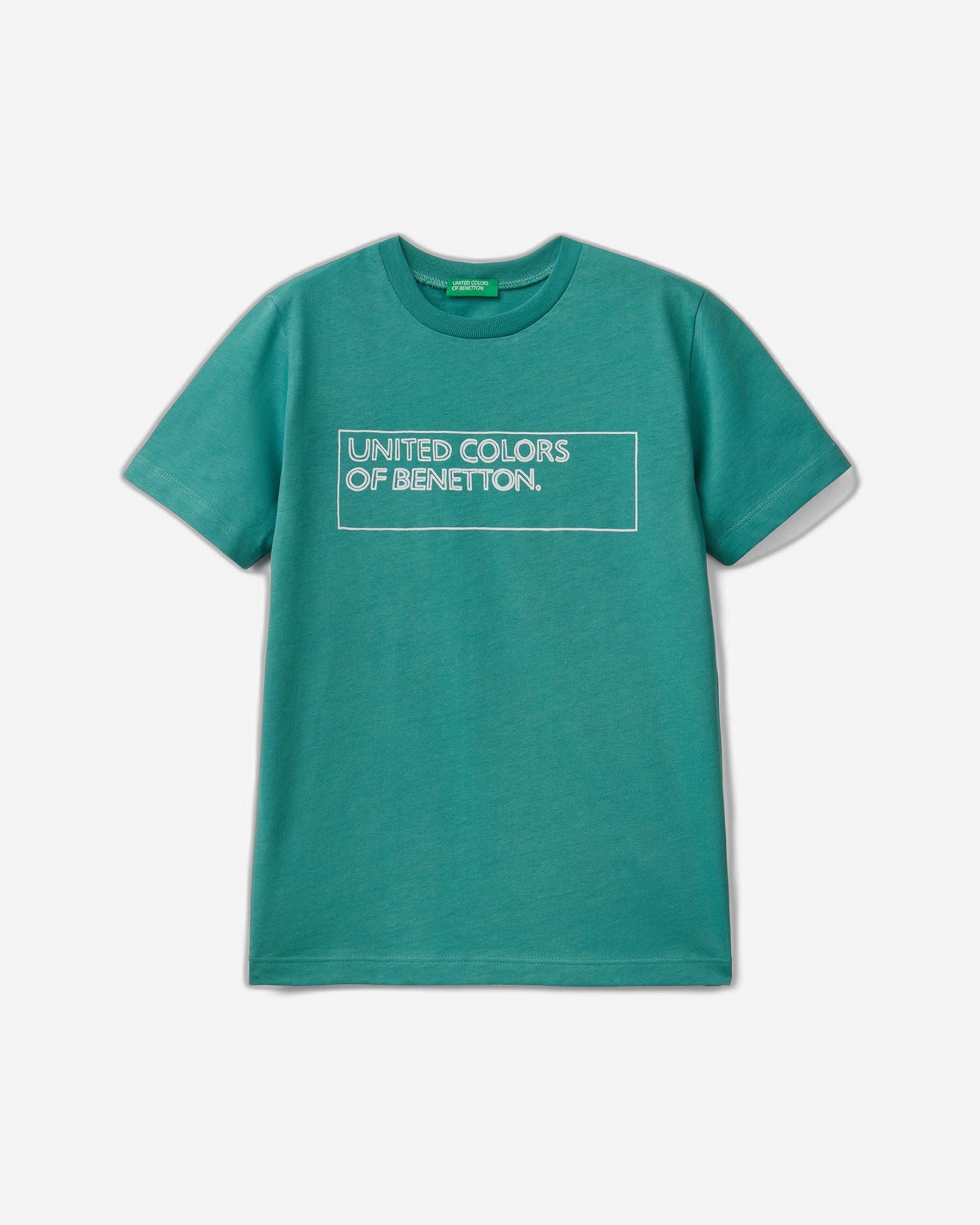 تي شيرت قطني 100% مع شعار