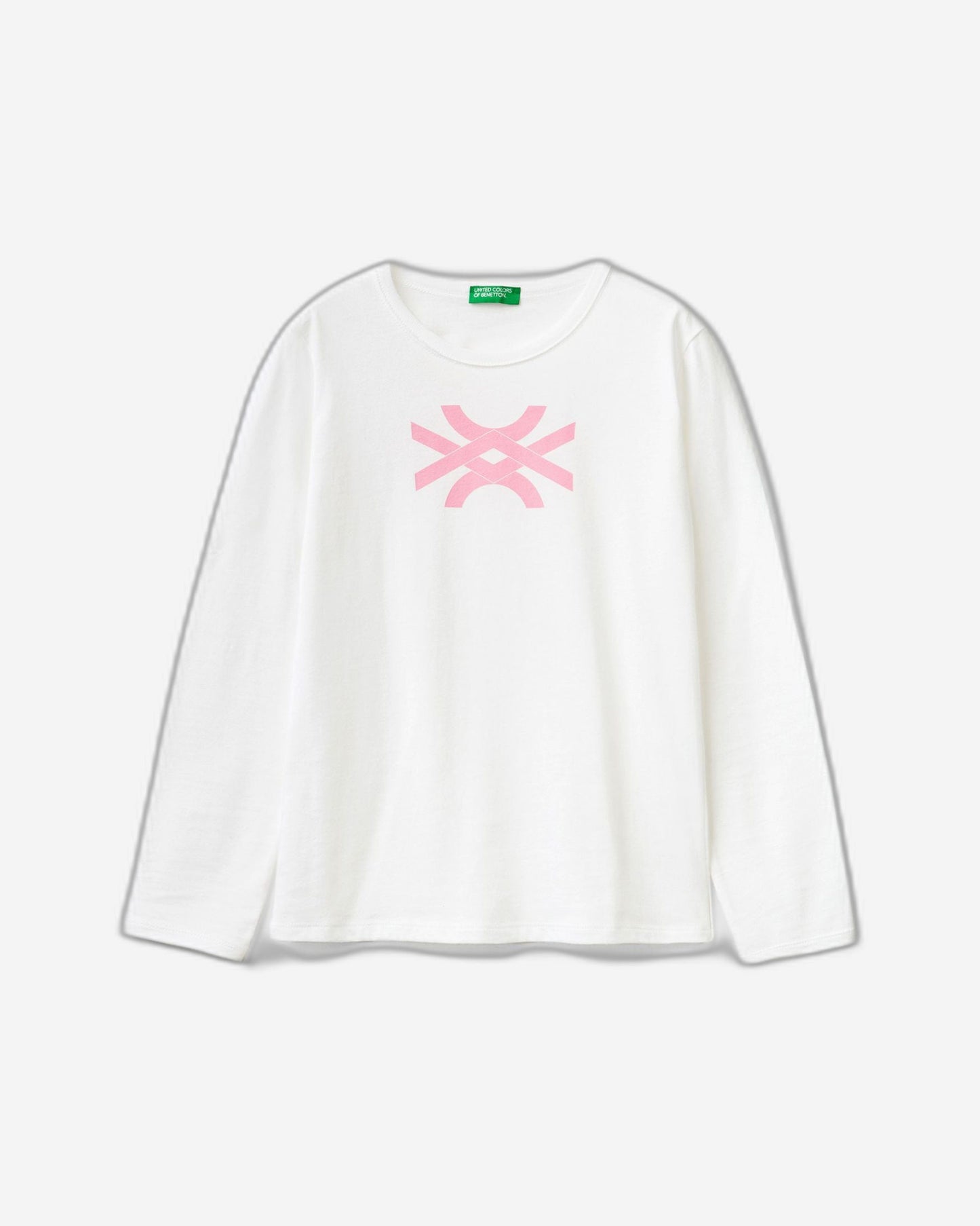 تي شيرت بأكمام طويلة مصنوع من القطن بنسبة 100%