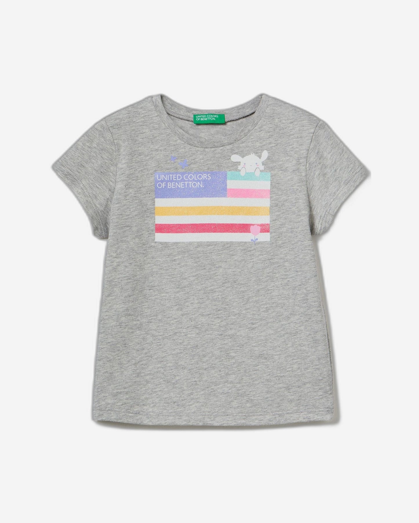 تي شيرت من القطن العضوي مع طباعة