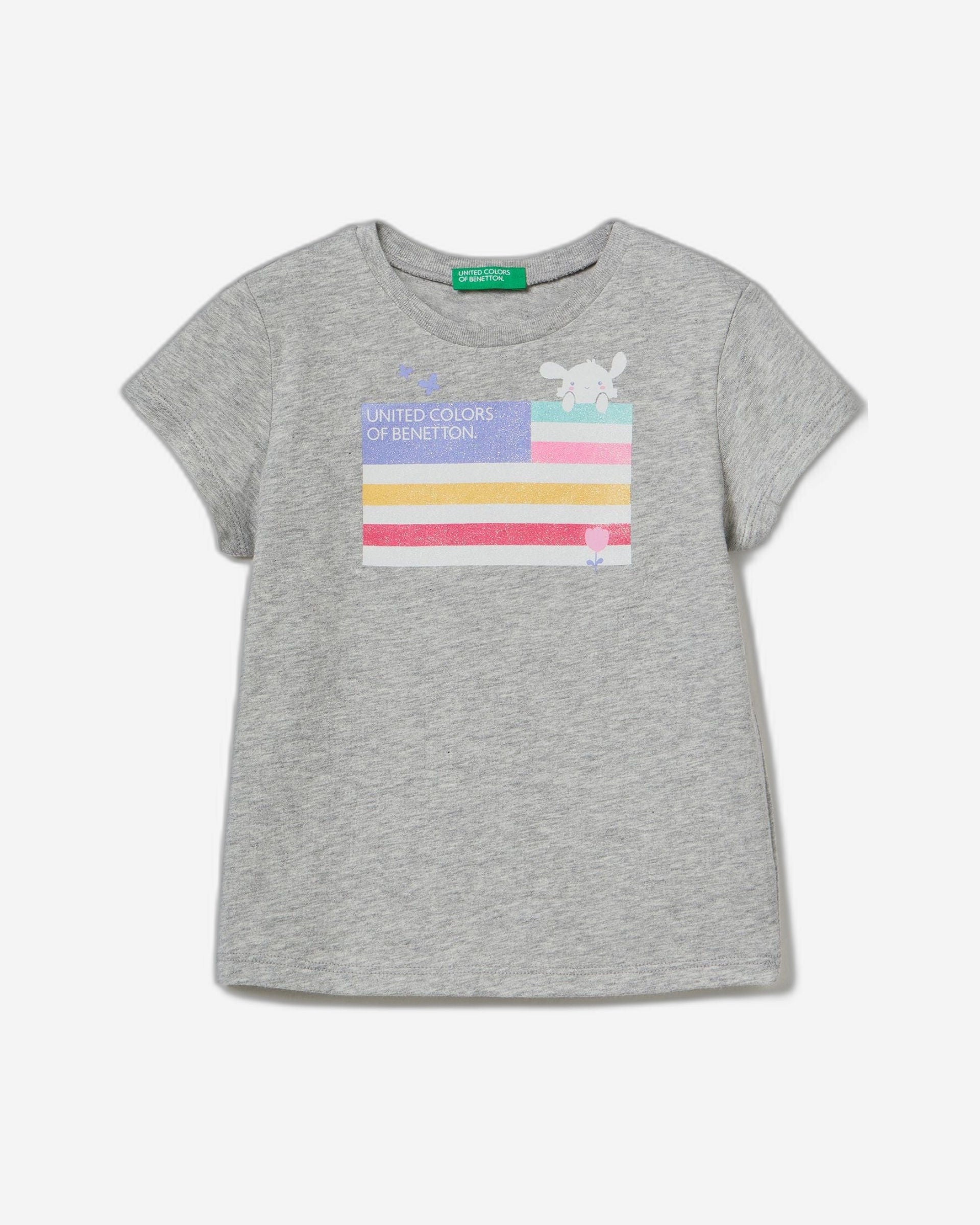 تي شيرت من القطن العضوي مع طباعة