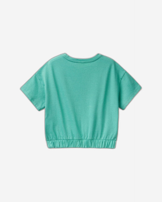 تي شيرت مطبوع عليه بريق