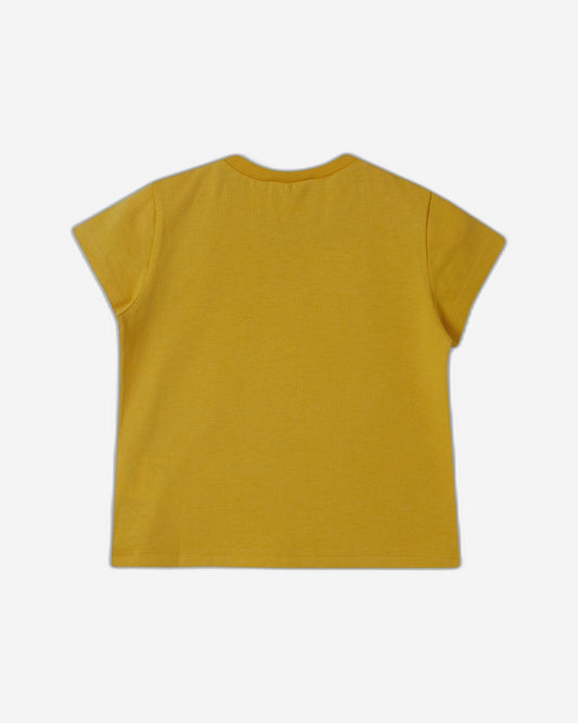 تي شيرت برقبة دائرية مع طباعة